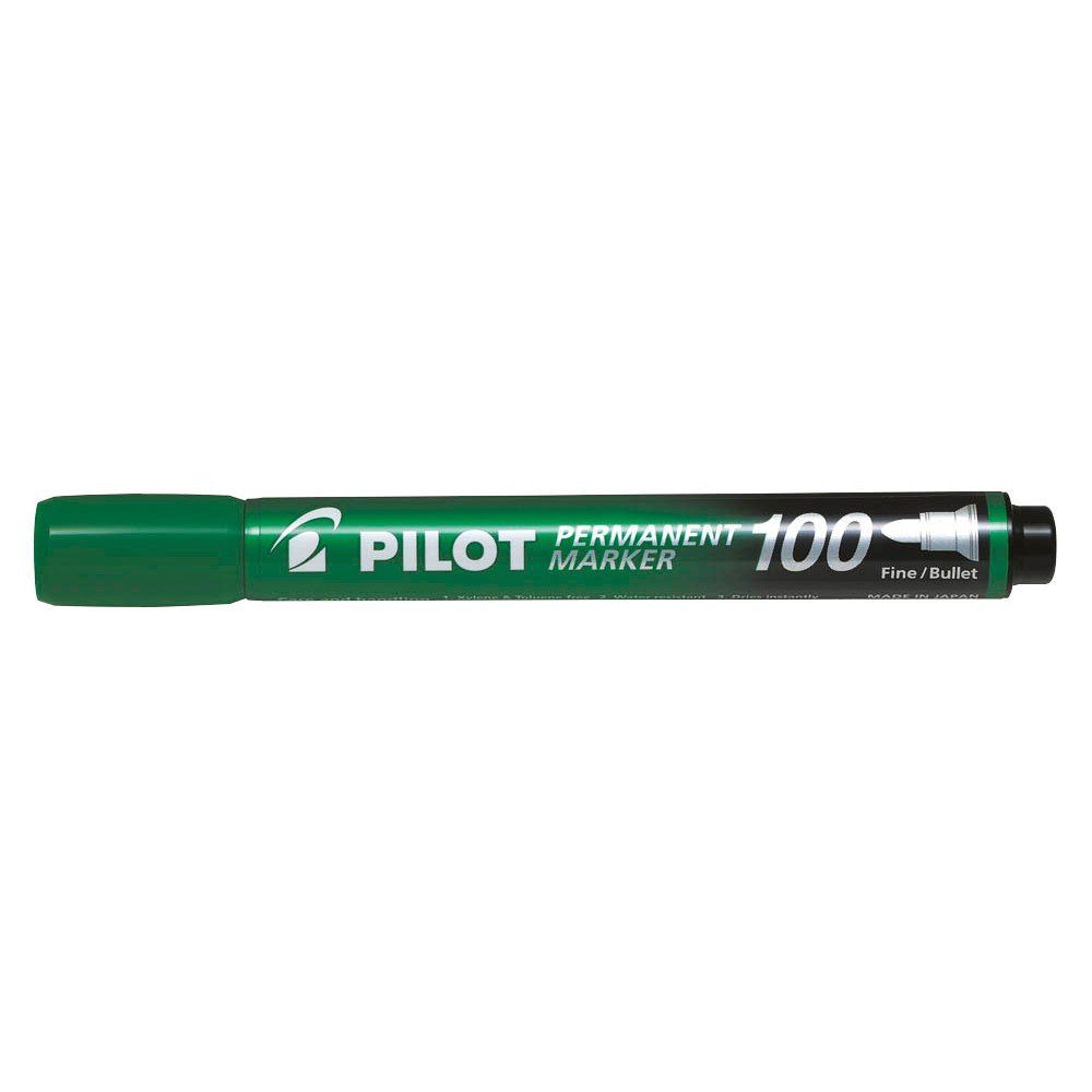 PILOT PILOT Permanent-Marker 100, Rundspitze, grün Tintenpatrone | Tintenpatronen