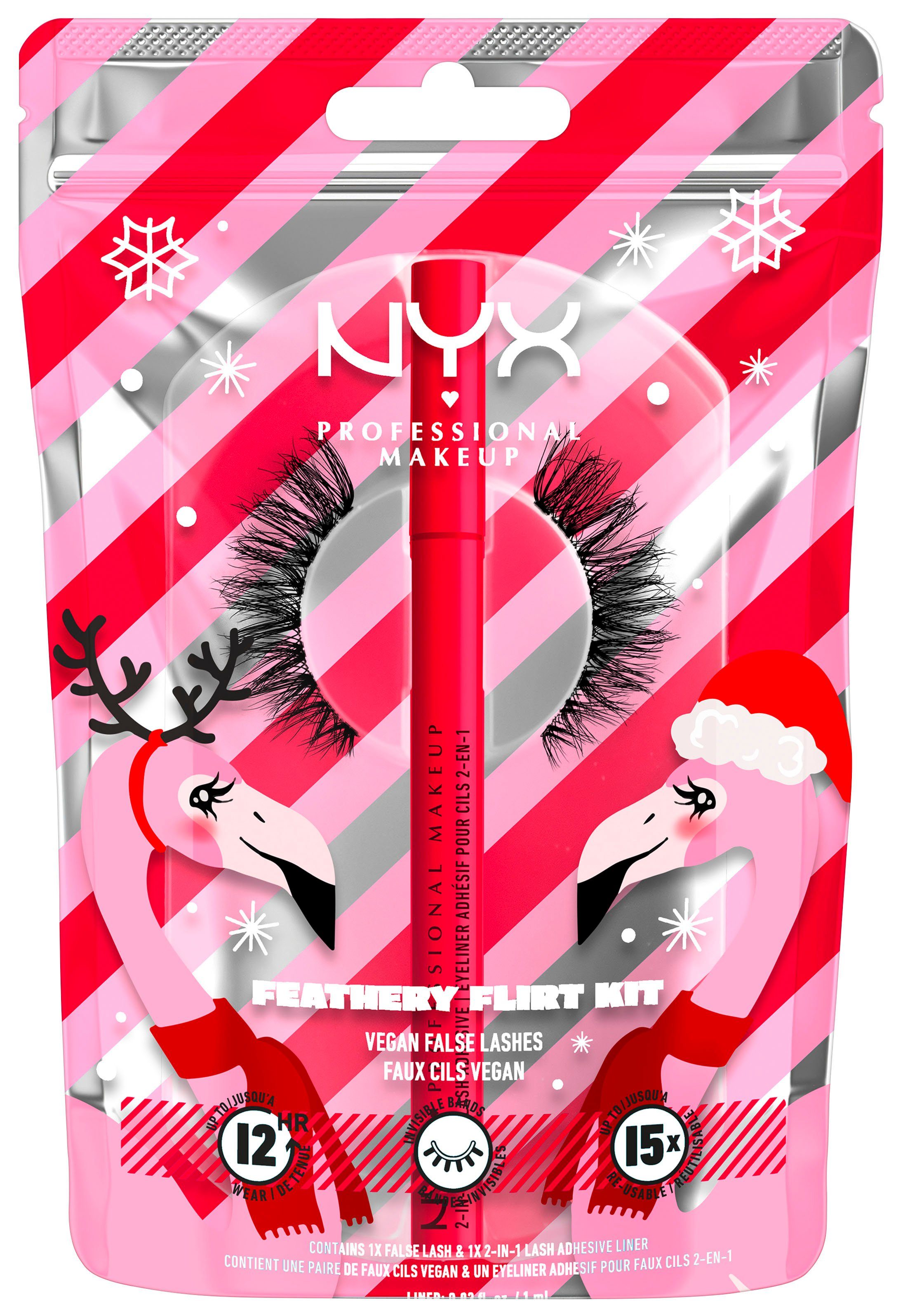 Makeup Feathery Kosmetik-Set Flirt NYX Professional NYX Kit