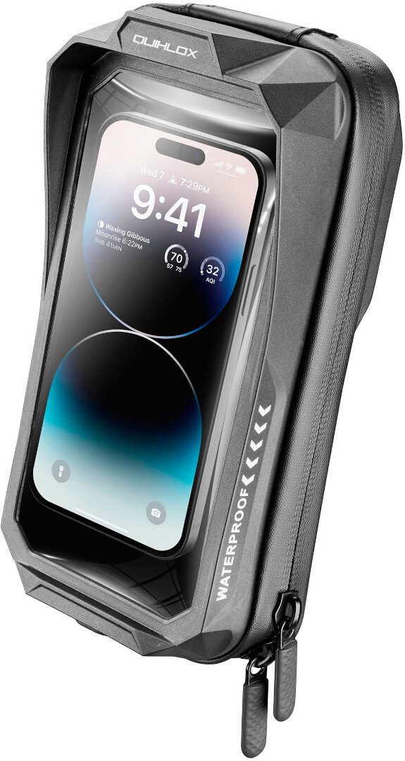 Interphone Quiklox wasserdichte universal Smartphone Halterung Motorrad-Navigationsgerät (Wasserdicht wasserdichte)