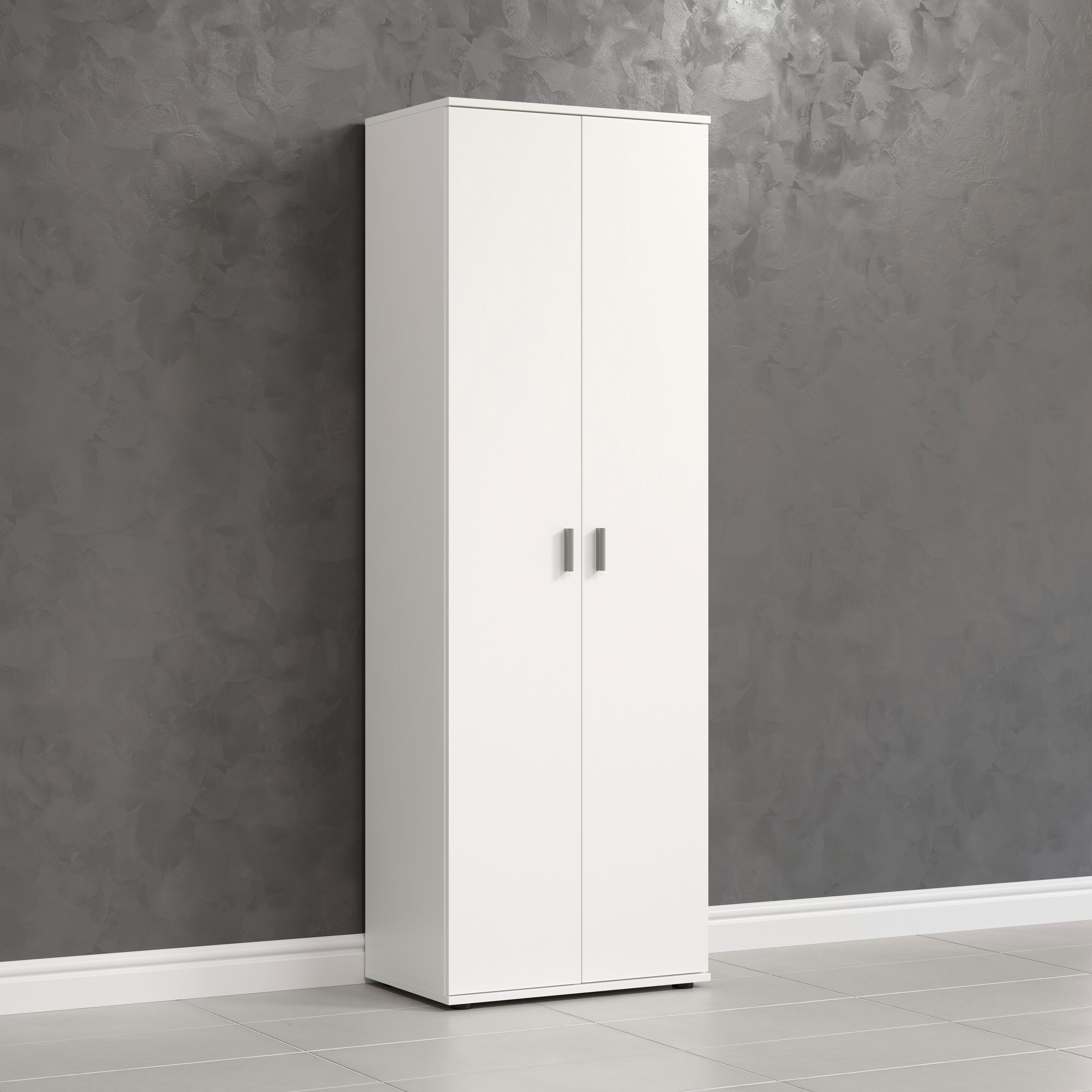 Home affaire Mehrzweckschrank Jersey (1-St) Besenschrank mit cleverer Innenaufteilung – (B/T/H) 60/35/176 cm