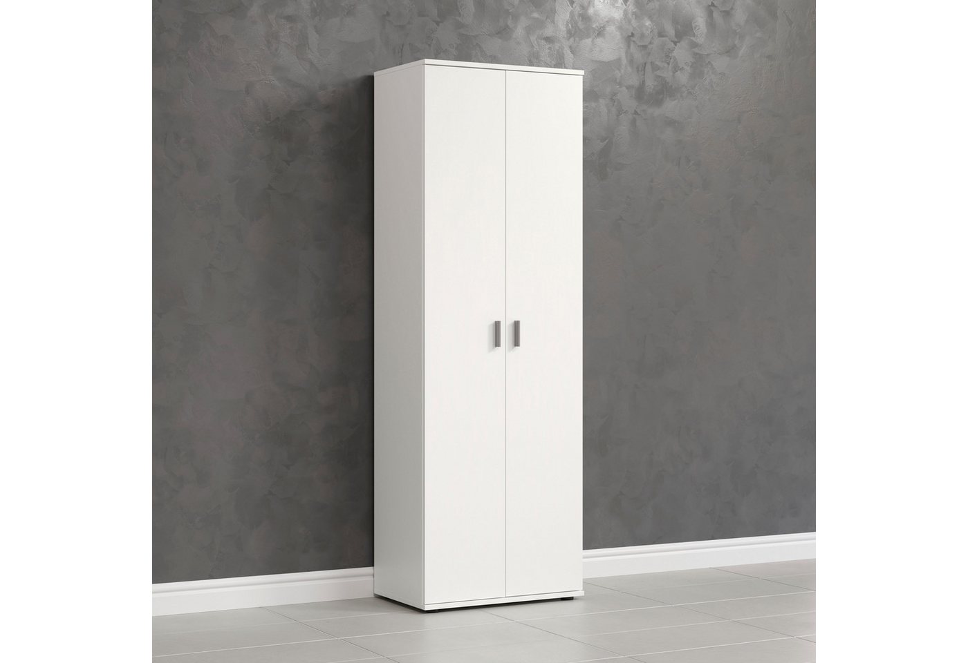 Home affaire Mehrzweckschrank Jersey (1-St) Besenschrank mit cleverer Innenaufteilung – (B/T/H) 60/35/176 cm