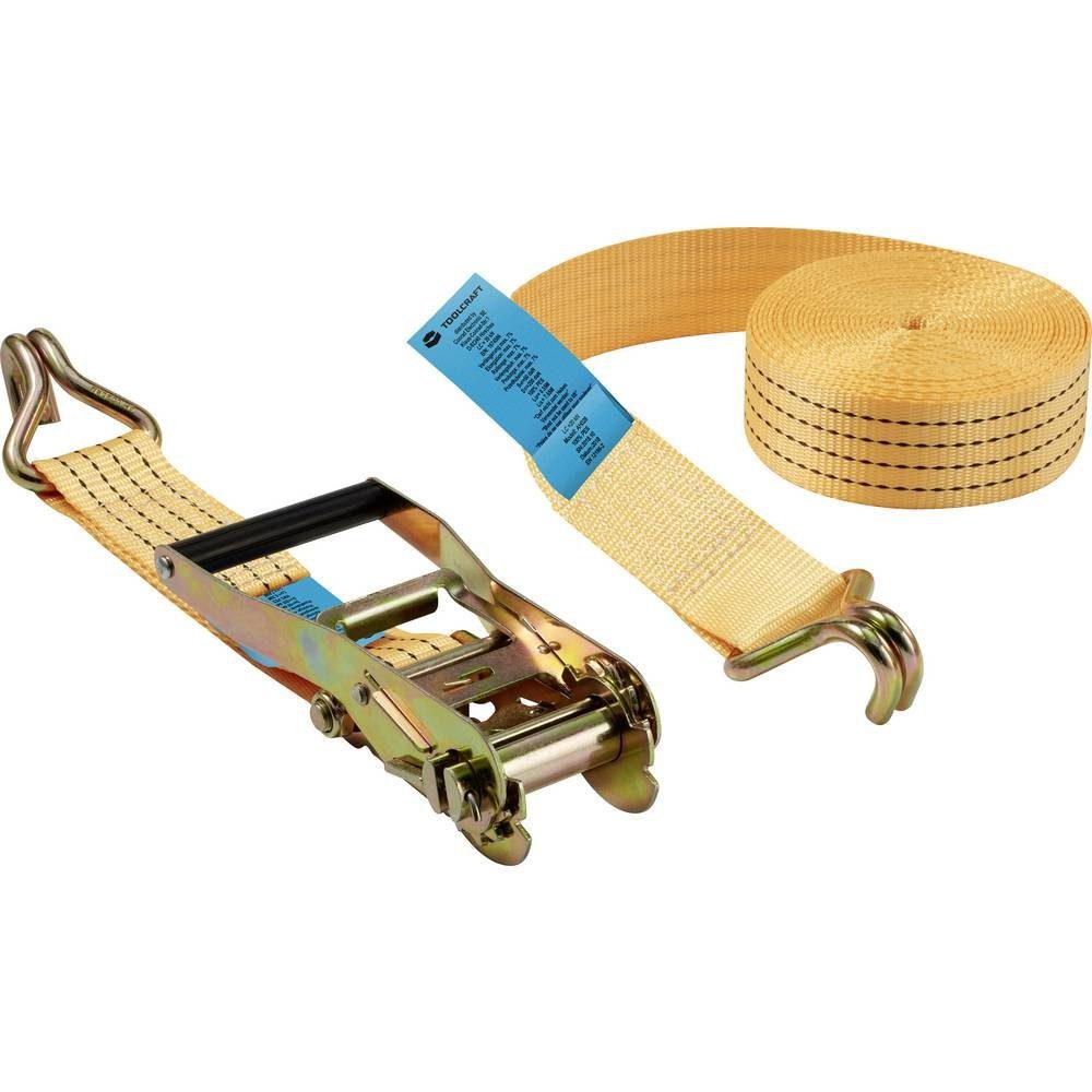 TOOLCRAFT Spanngurt Ratschen Zurrgurt 2tlg. 50 mm x 8 m 4 kg 2273670