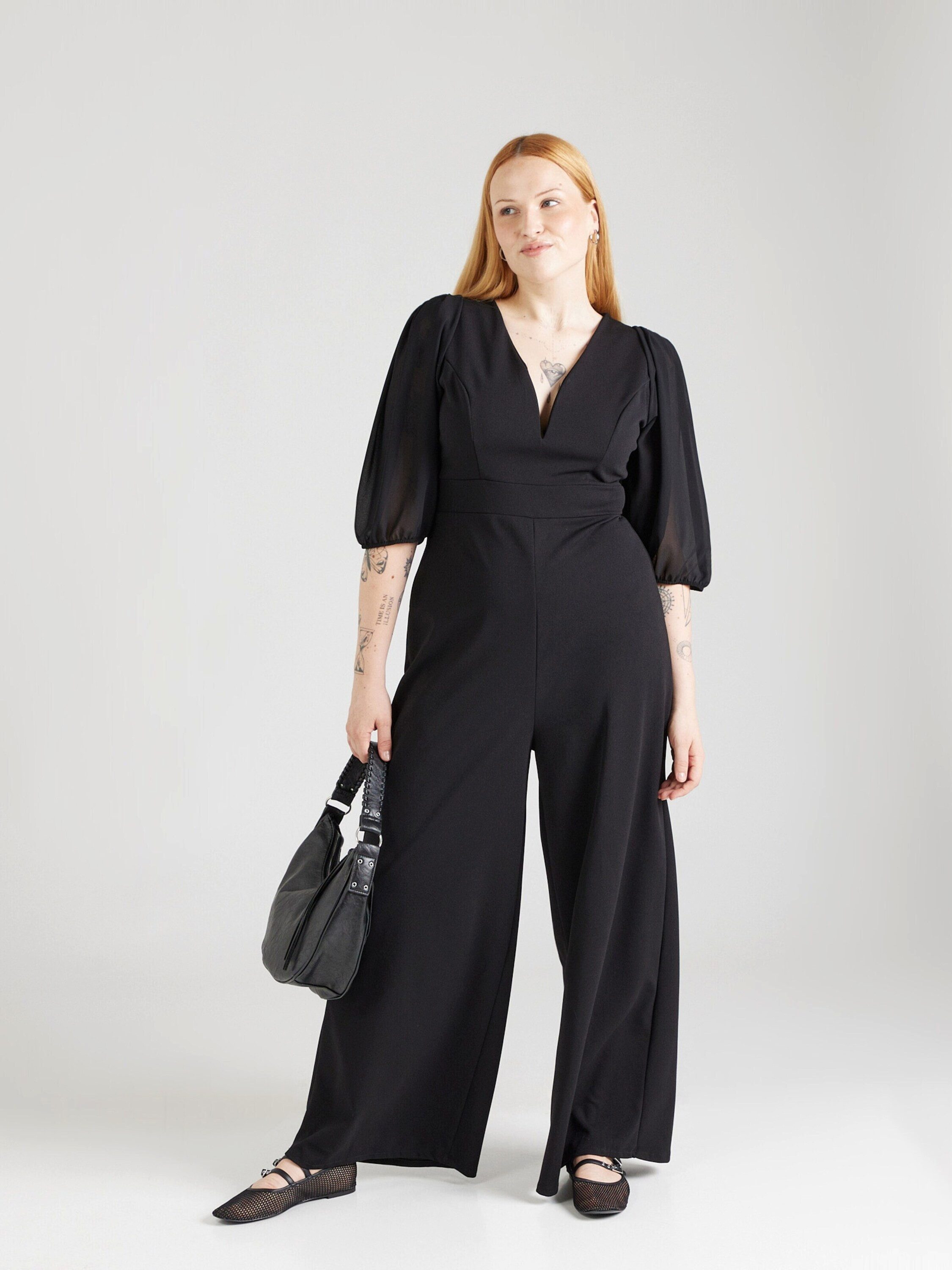 Wal G Jumpsuit MELANY (1-tlg) Drapiert/gerafft