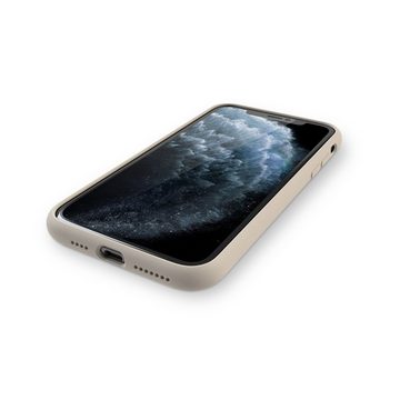 KMP Creative Lifesytle Product Handyhülle Silikon Schutzhülle für iPhone 11 Pro Max Champagner 6,5 Zoll