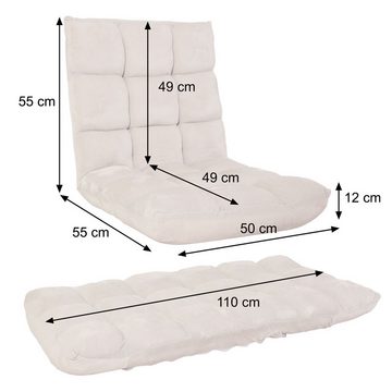 MCW Sessel MCW-N43, 6 Relaxpositionen, Rückenlehne in 6 Relaxpositionen verstellbar