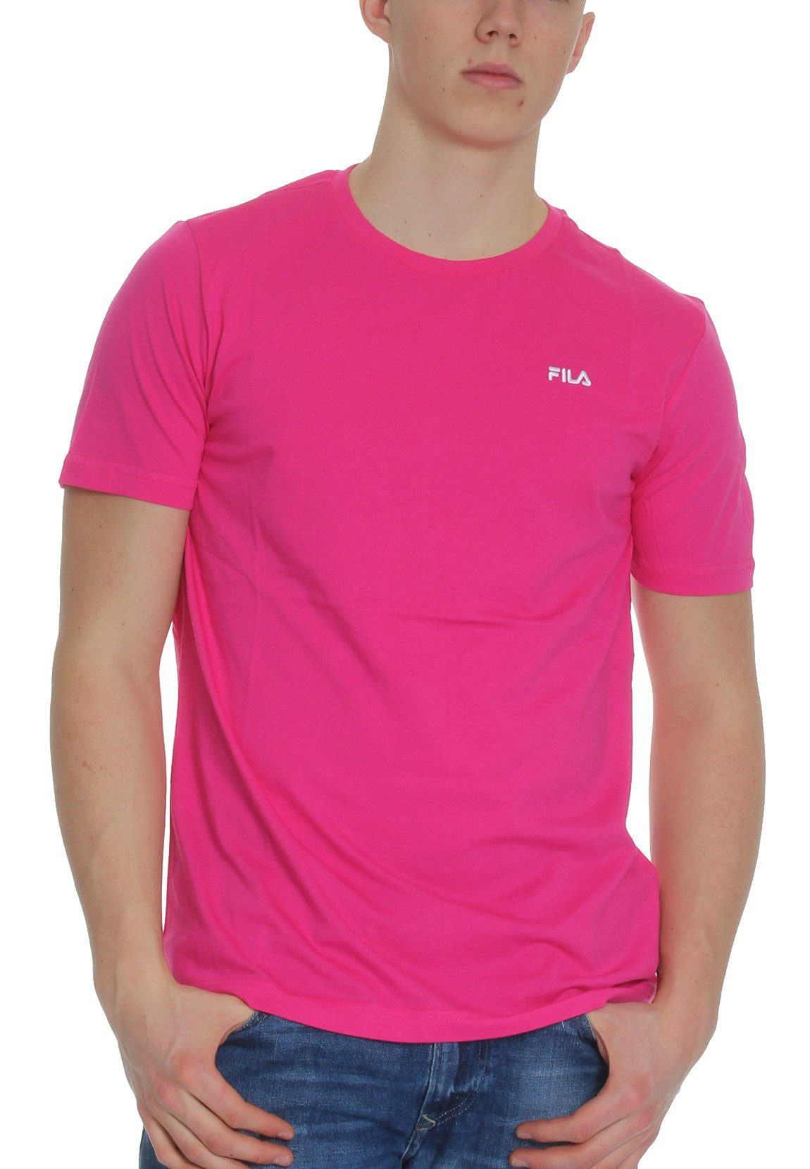 Herren Fila Fila T-Shirt UNWIND Pink T-Shirt Yarrow 682201 Pink A163 TEE