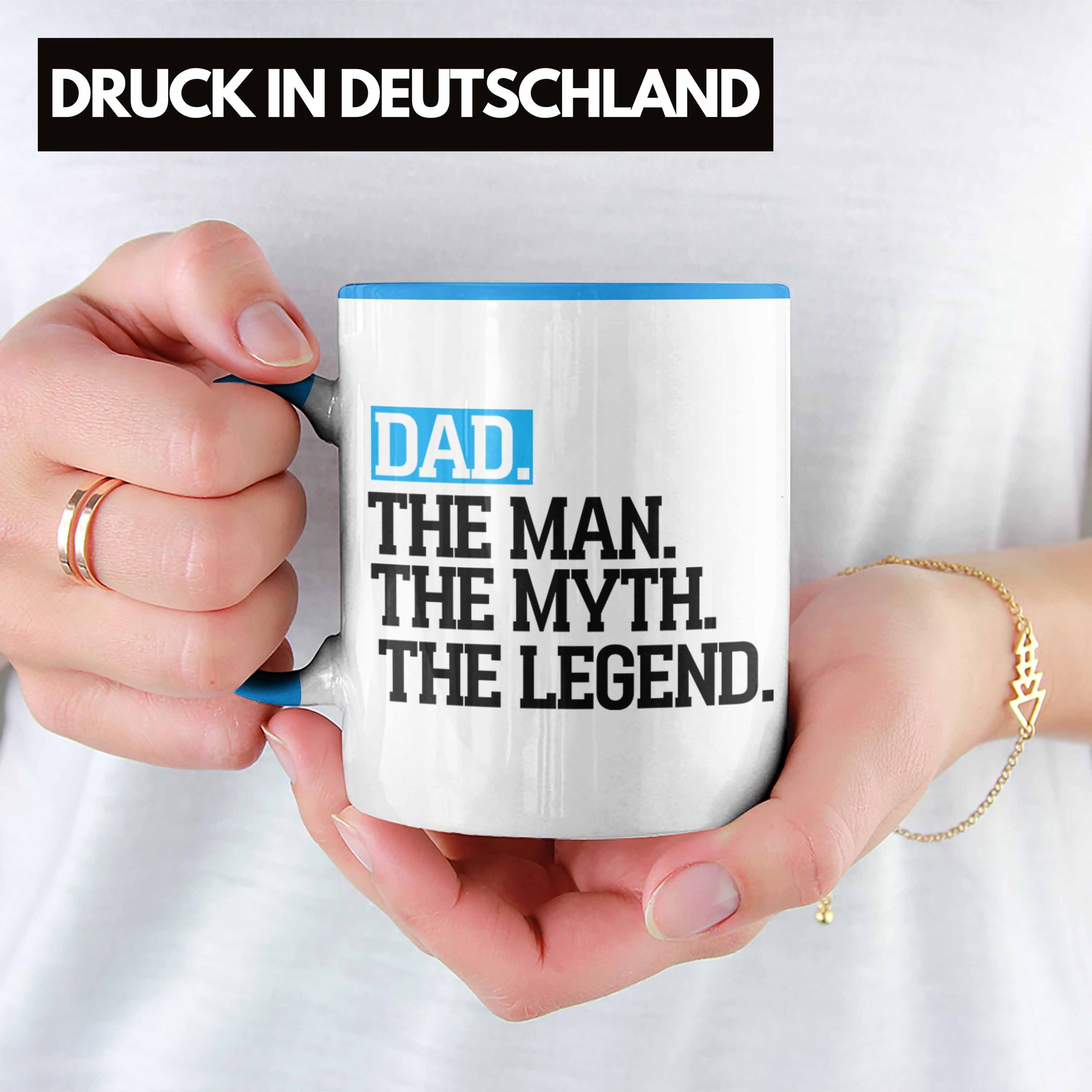 für The Tasse The Vatertag Blau Myth Lustig The Tasse Legend" Vater Man Trendation Spru "Dad