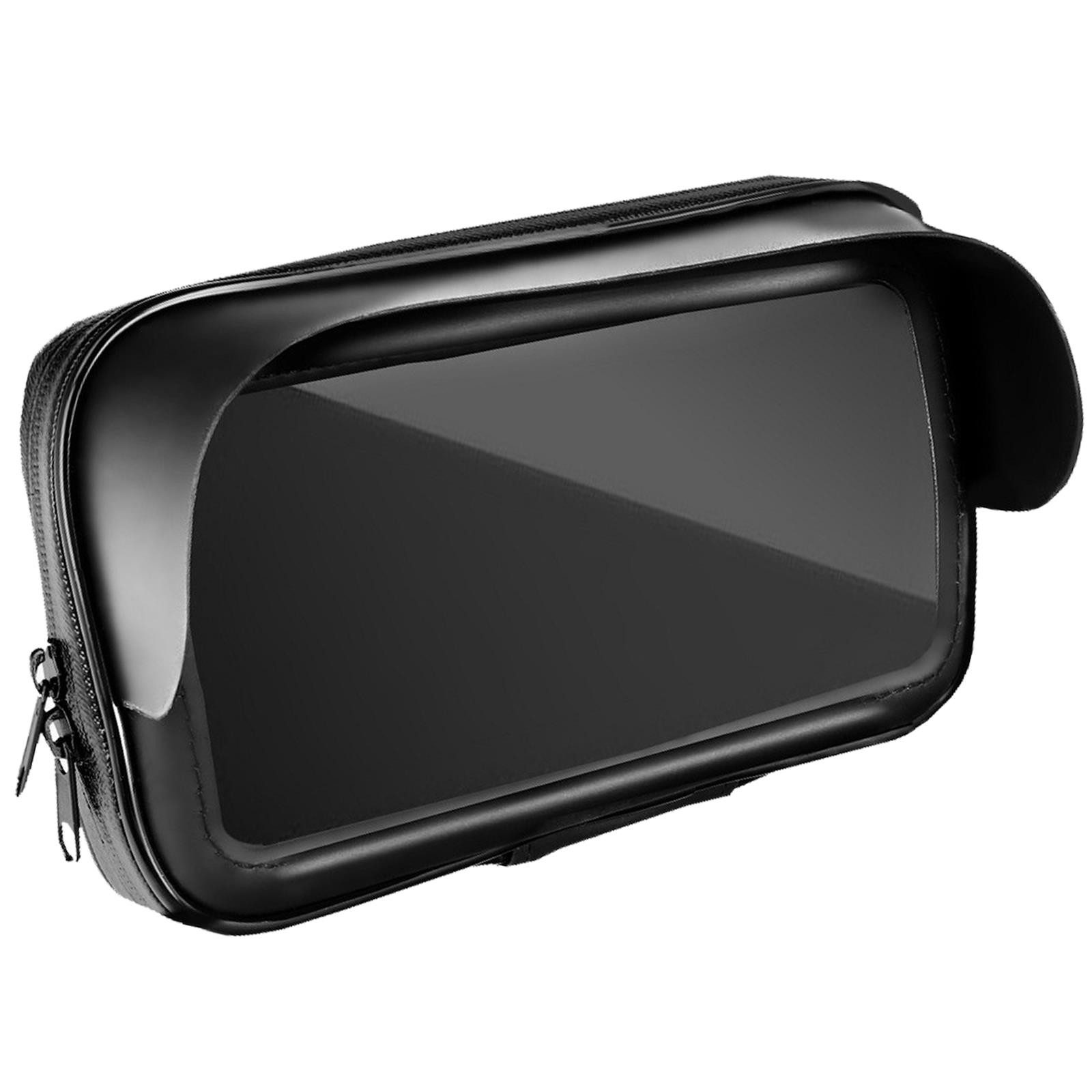 CoolGadget Handy-Halterung Universalhalter Spiegel, (bis 5,5 Zoll, Universal Spiegel Smartphone Halter Motorrad Bike Roller Tasche)