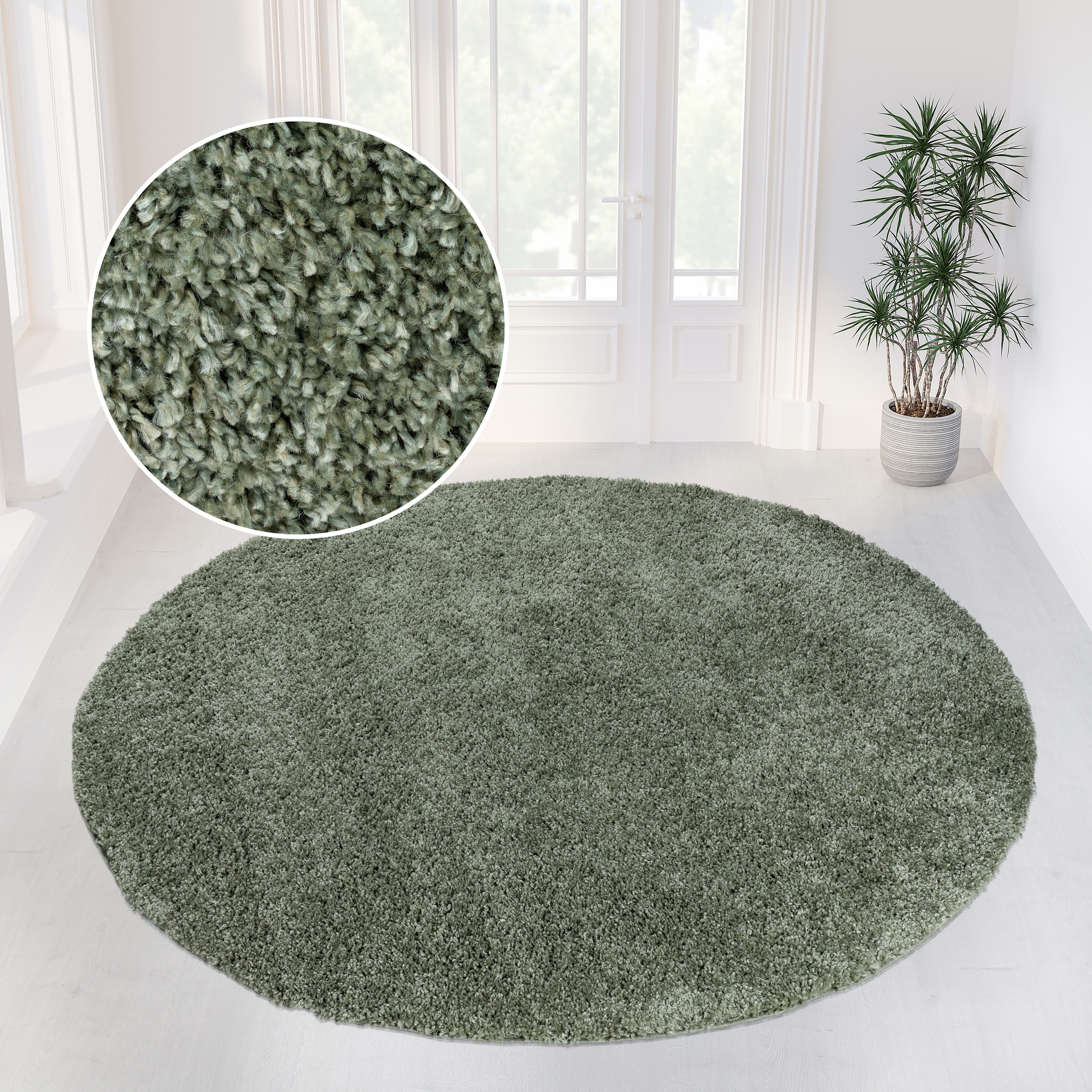 my home Teppich Viva Teppich rund, günstig online kaufen
