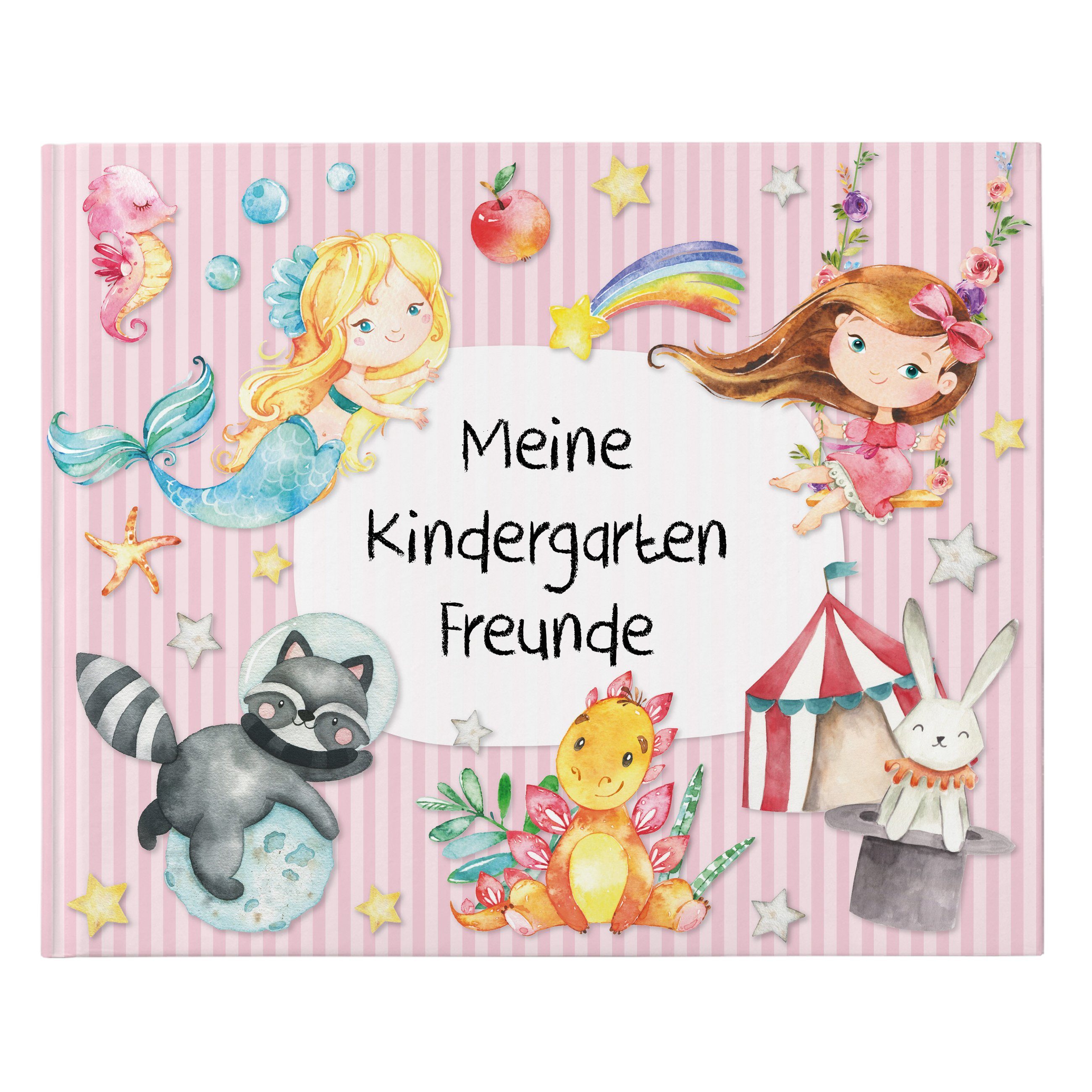 PAPIERDRACHEN Tagebuch Freundebuch für Kinder - Schulfreunde