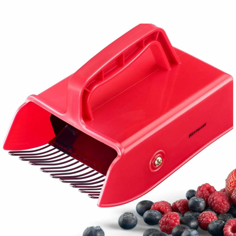 WESTMARK Spätzlepresse Ideal zum Pflücken von Heidelbeeren und anderen Wild-Beeren, PP, Stahl, ergonomischer Griff, BPA-frei