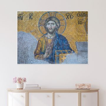 Posterlounge Poster Master Collection, Jesus Christus Mosaik, Malerei
