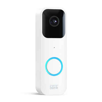 blink Blink Video Doorbell / HD-Kamera und Audio Klingel in weiß Überwachungskamera