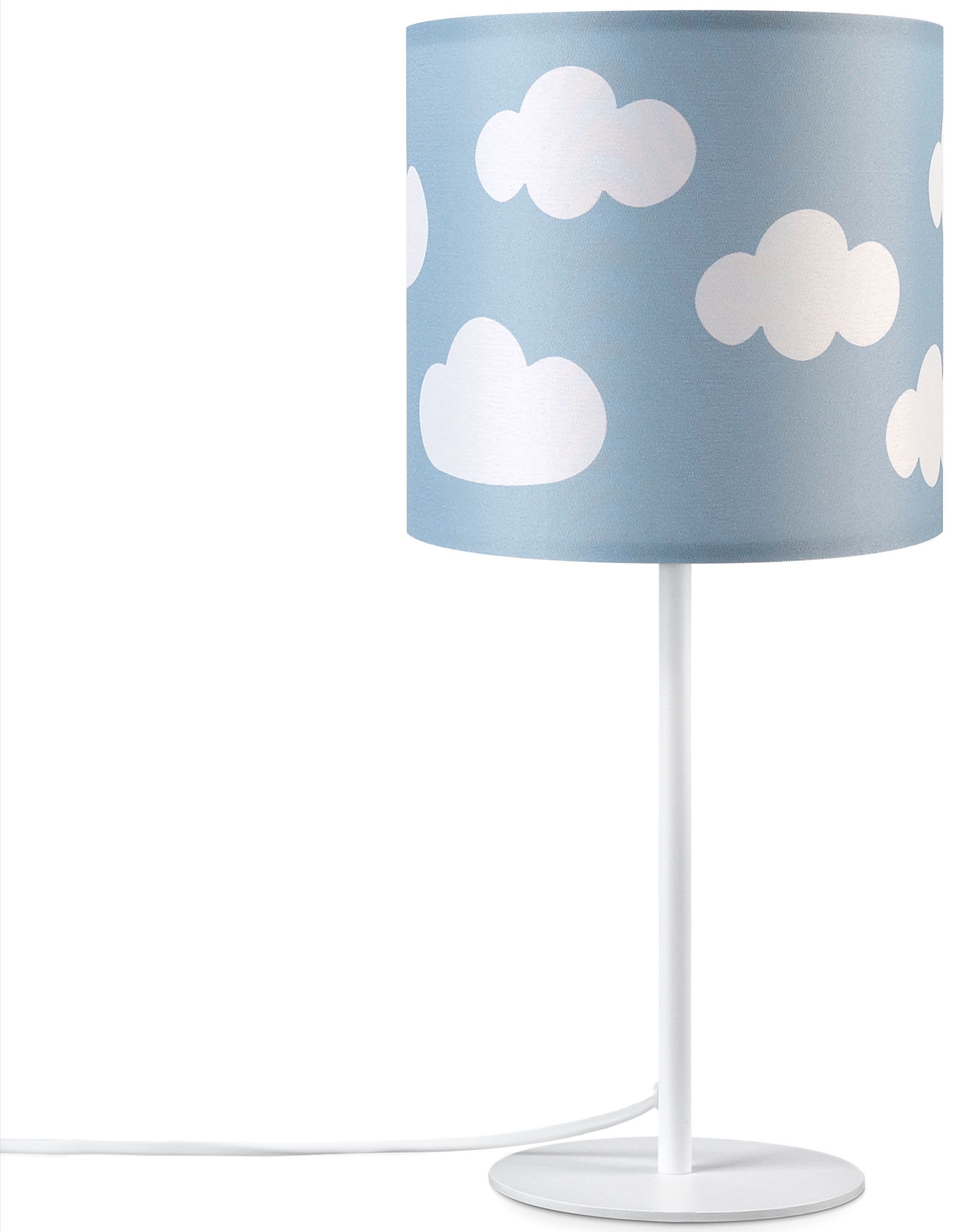 Paco Home Wolken Kinderlampe Leuchtmittel, Nacht ohne Kinderzimmer Luca Himmel Cosmo, Tischleuchte