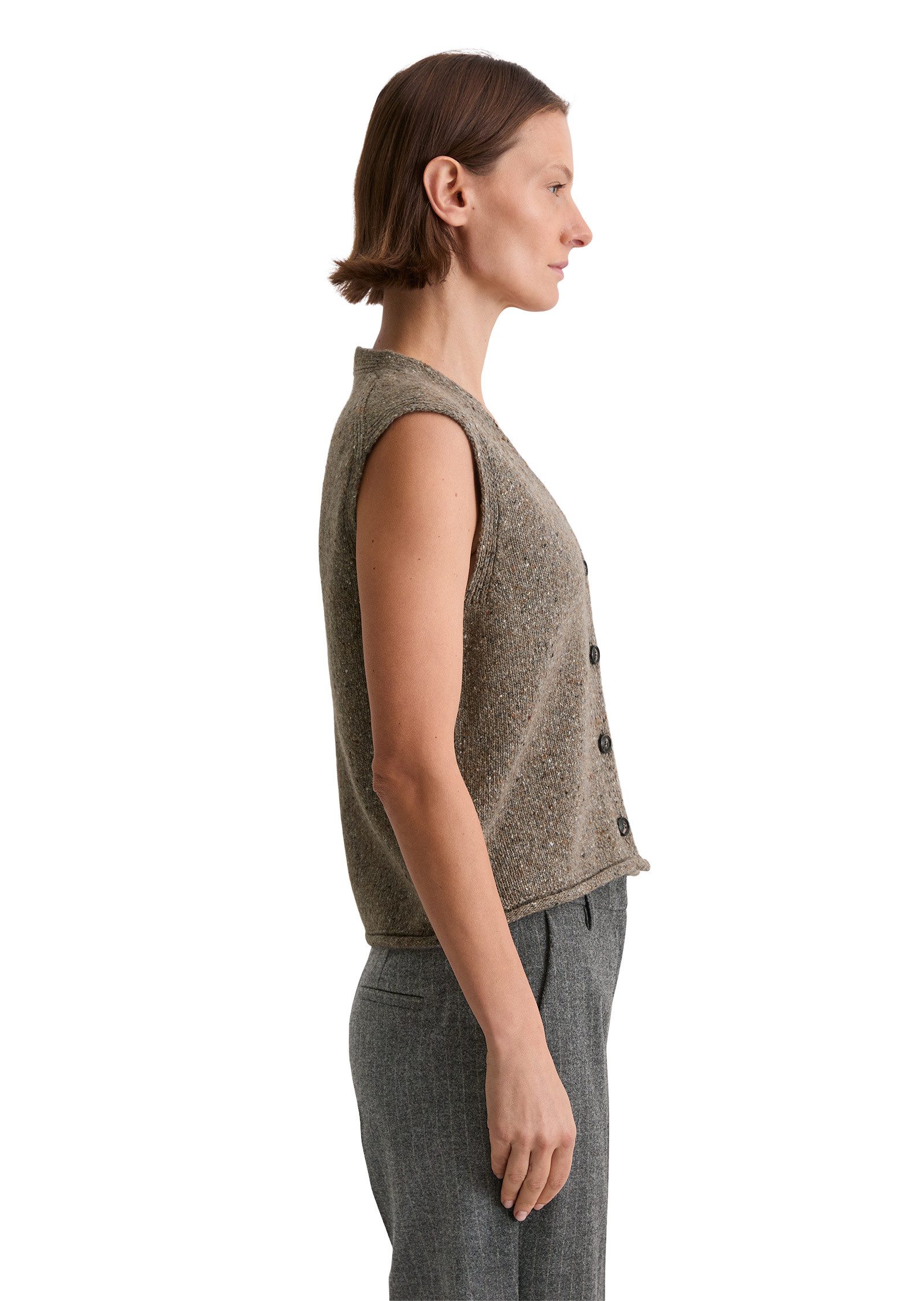 Marc O'Polo Strickweste aus Schurwolle-Mix günstig online kaufen