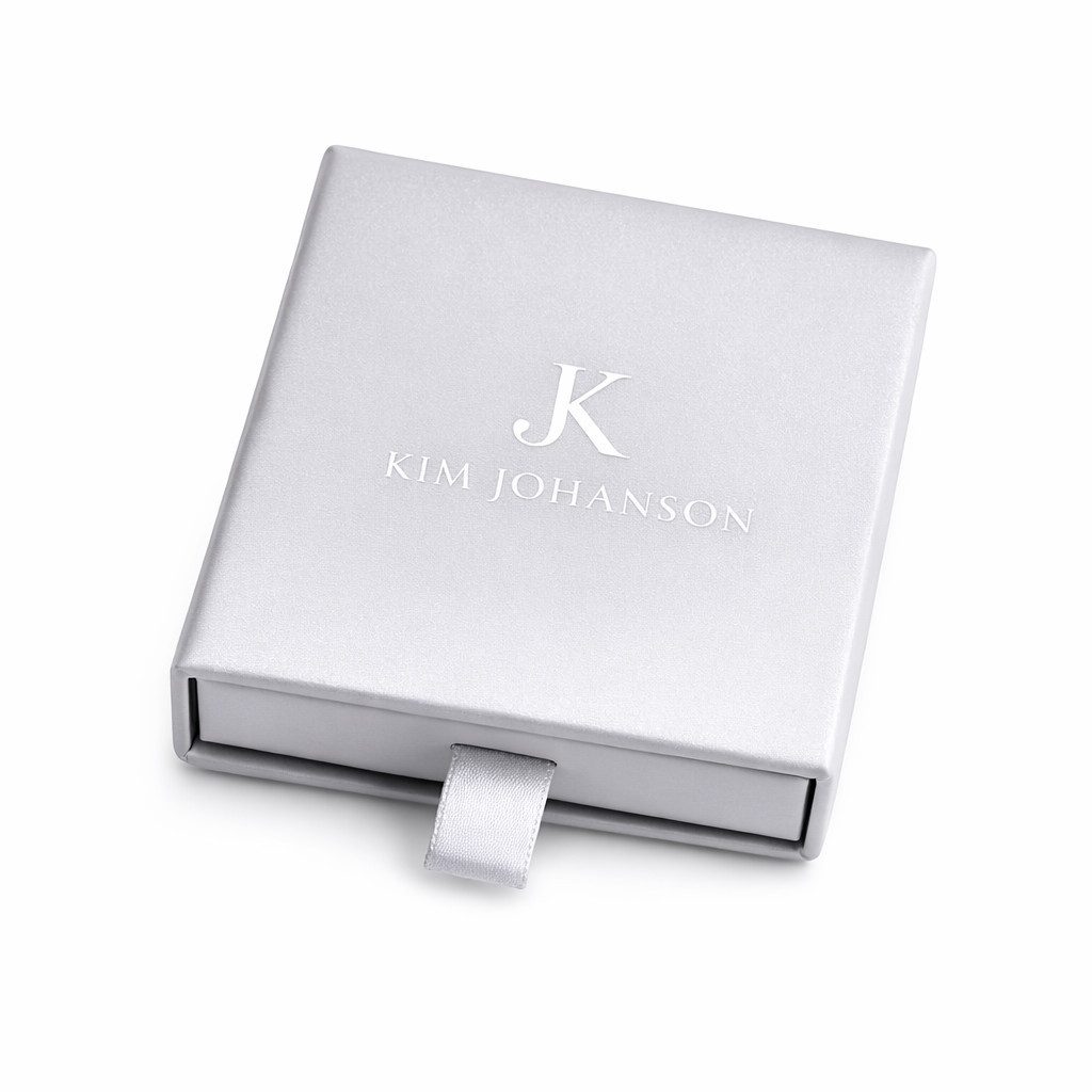 Kim Johanson Armband Initial, aus schwarzem Onyx mit Buchstaben-Perle, elastisch