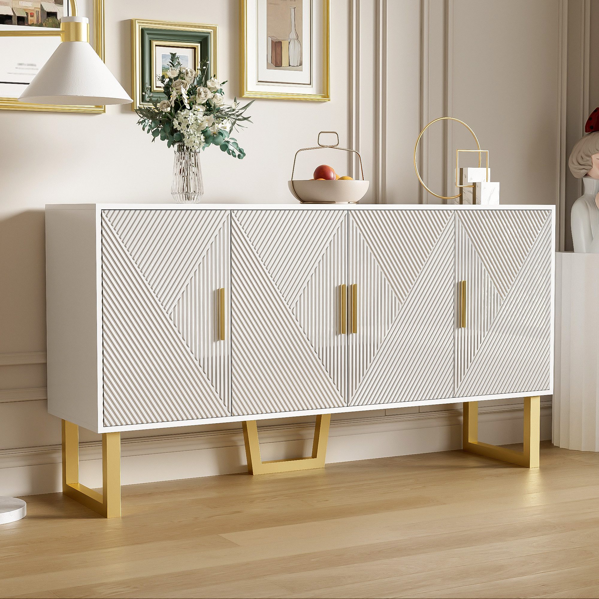 Furnishings Home Sideboard Anrichte Schrank Buffetschrank günstig online kaufen