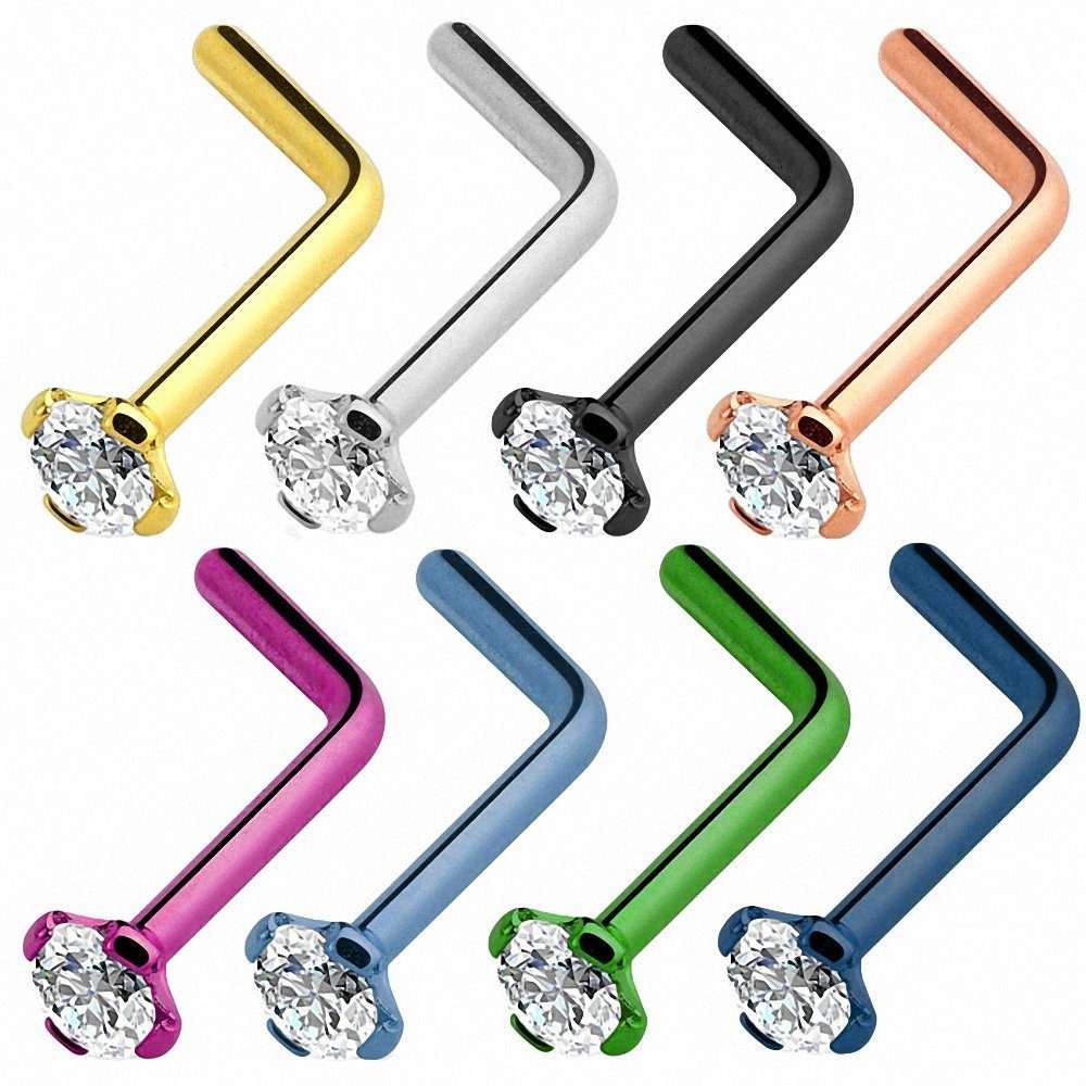 Taffstyle Nasenpiercing Piercing Nase Ohr Lippe günstig online kaufen