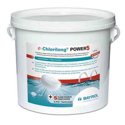 Bayrol Chlortabletten Bayrol Poolwasserdesinfektion e-Chlorilong POWER5 200 g 5 kg