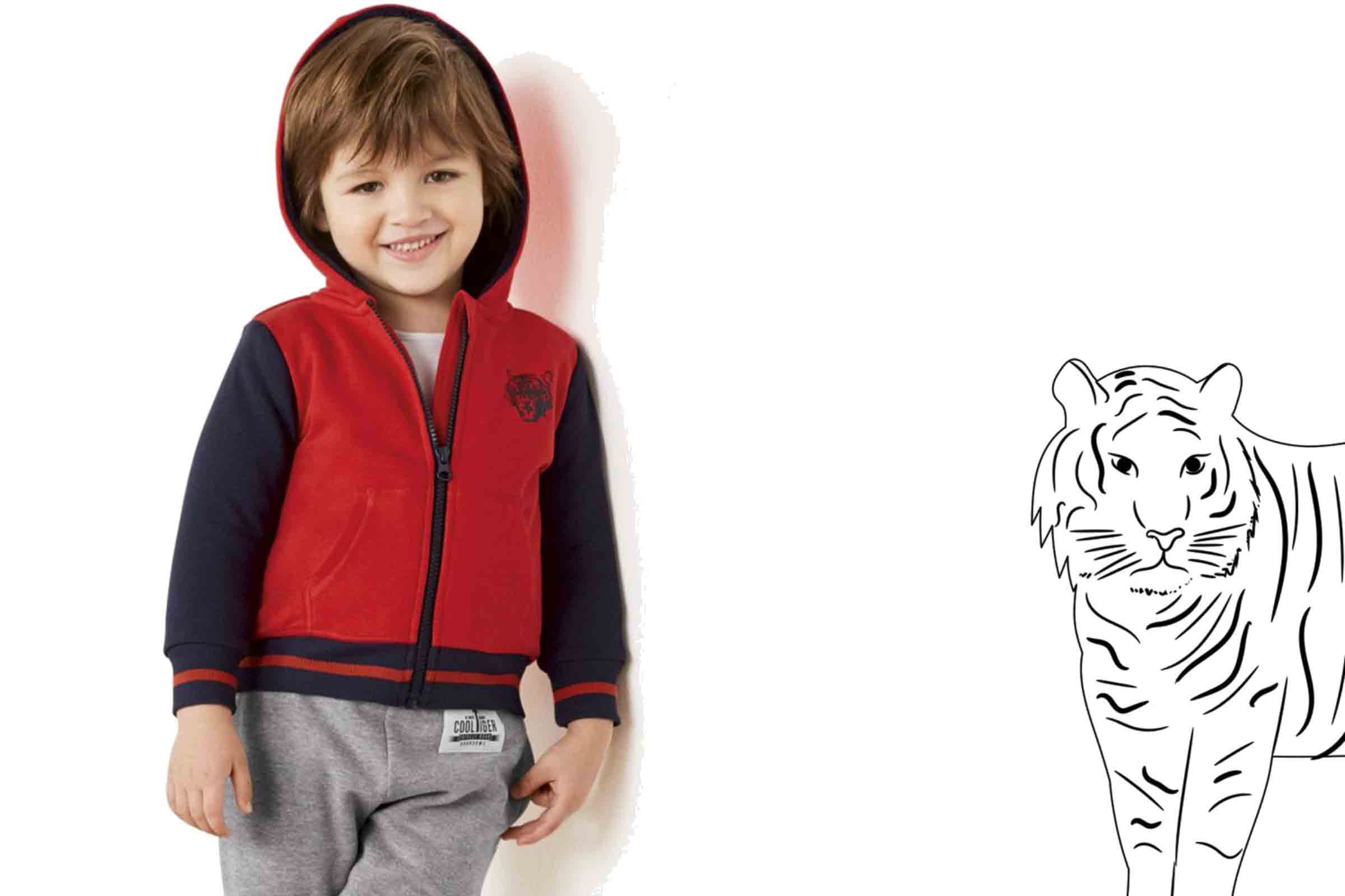 lupilu Fleecejacke Jungen Sweatjacke Jacke mit flauschigem Teddyfleece