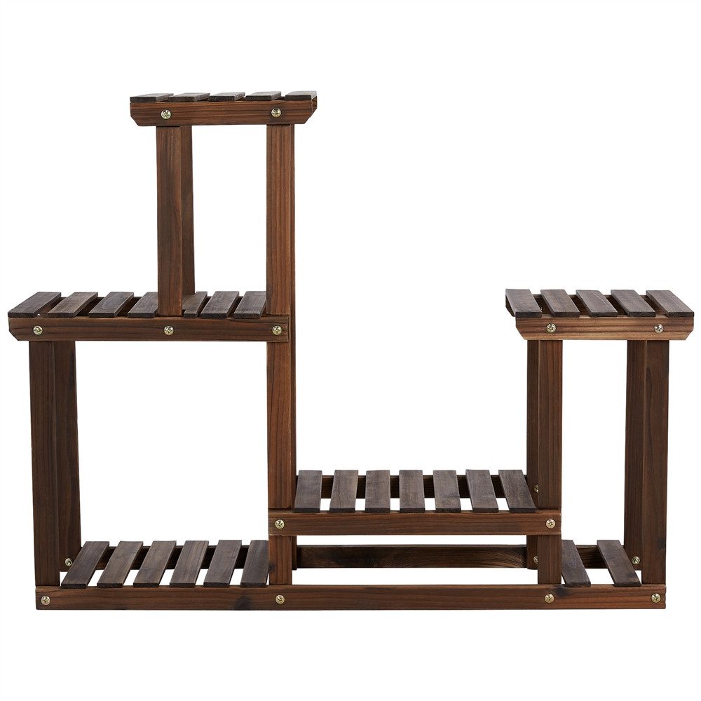 Yaheetech Blumenständer, aus Holz, für Balkon günstig online kaufen