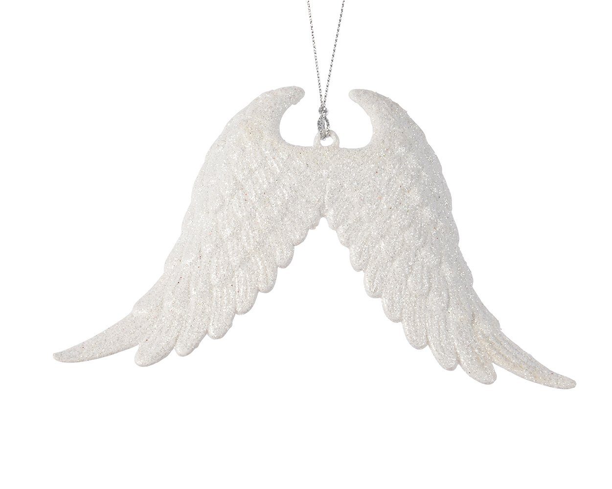 Kaemingk Christbaumschmuck, Christbaumschmuck Kunststoff Glitzer Engelsflüg günstig online kaufen