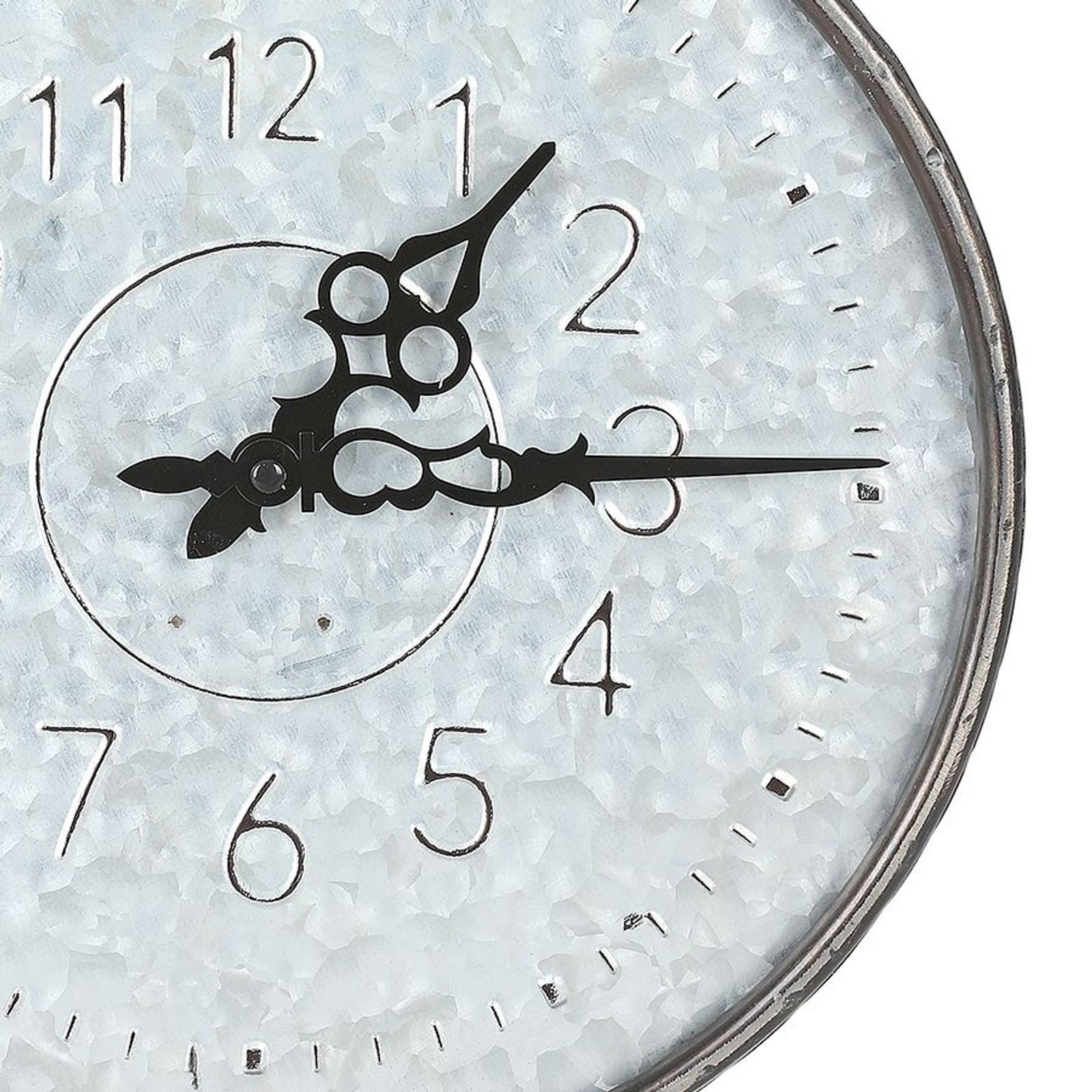 BURI Wanduhr Retro Wanduhr 31,5cm Taschenuhr Design Küchenuhr Wohnzimmeruhr Baduhr
