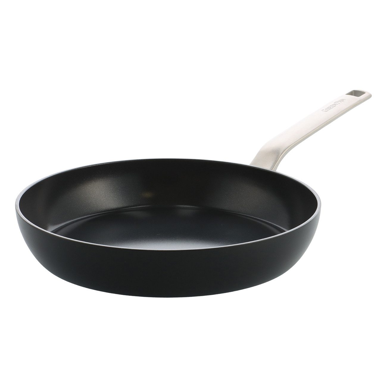GREENPAN Bratpfanne Evolution Bratpfanne robust spülmaschinenfest Antihaft, Aluminium, Nachhaltig kochen, Xl-Kochfläche, Nahtlos & hygienisch