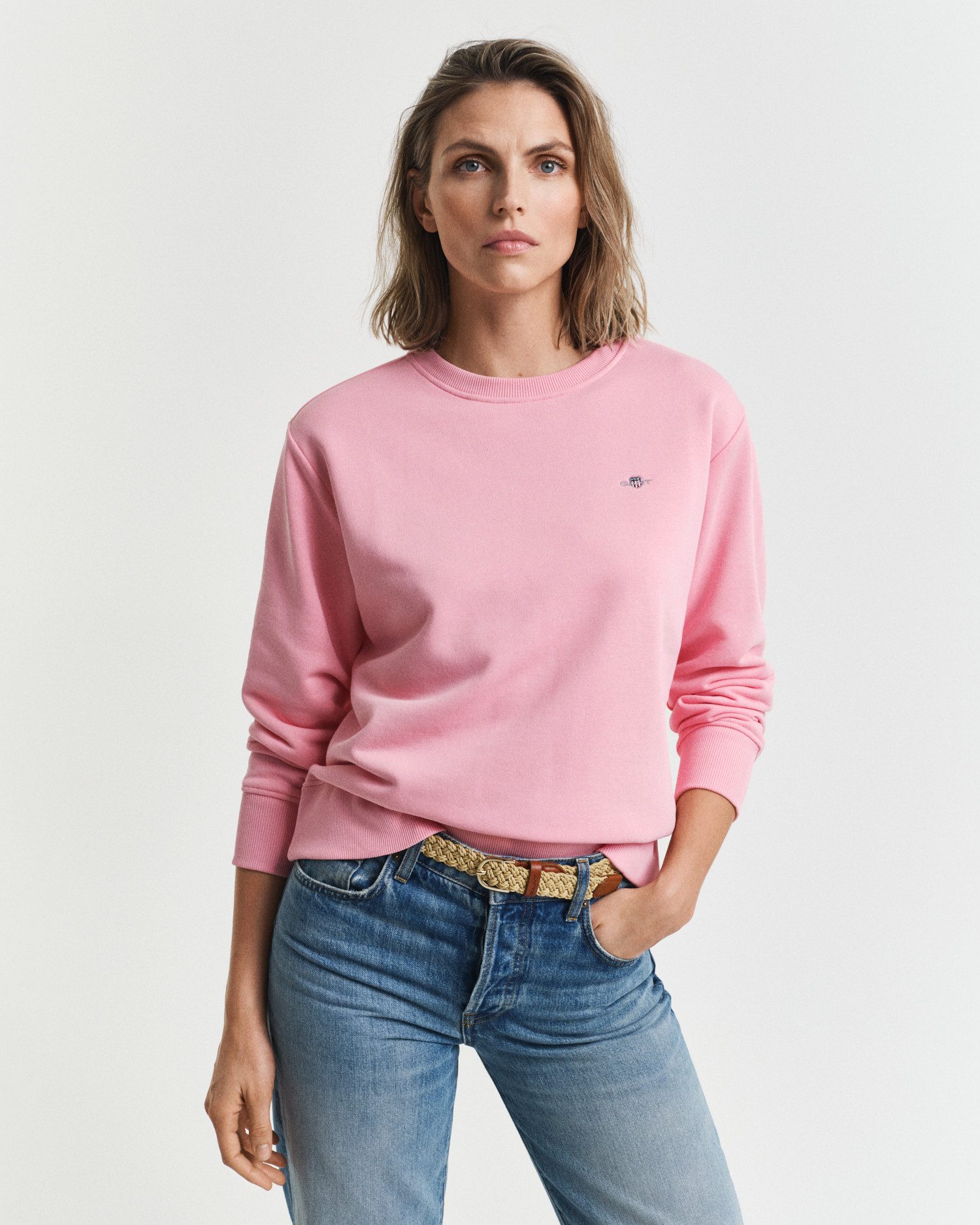 Gant Sweatshirt SHIELD C-NECK SWEAT Grafische günstig online kaufen