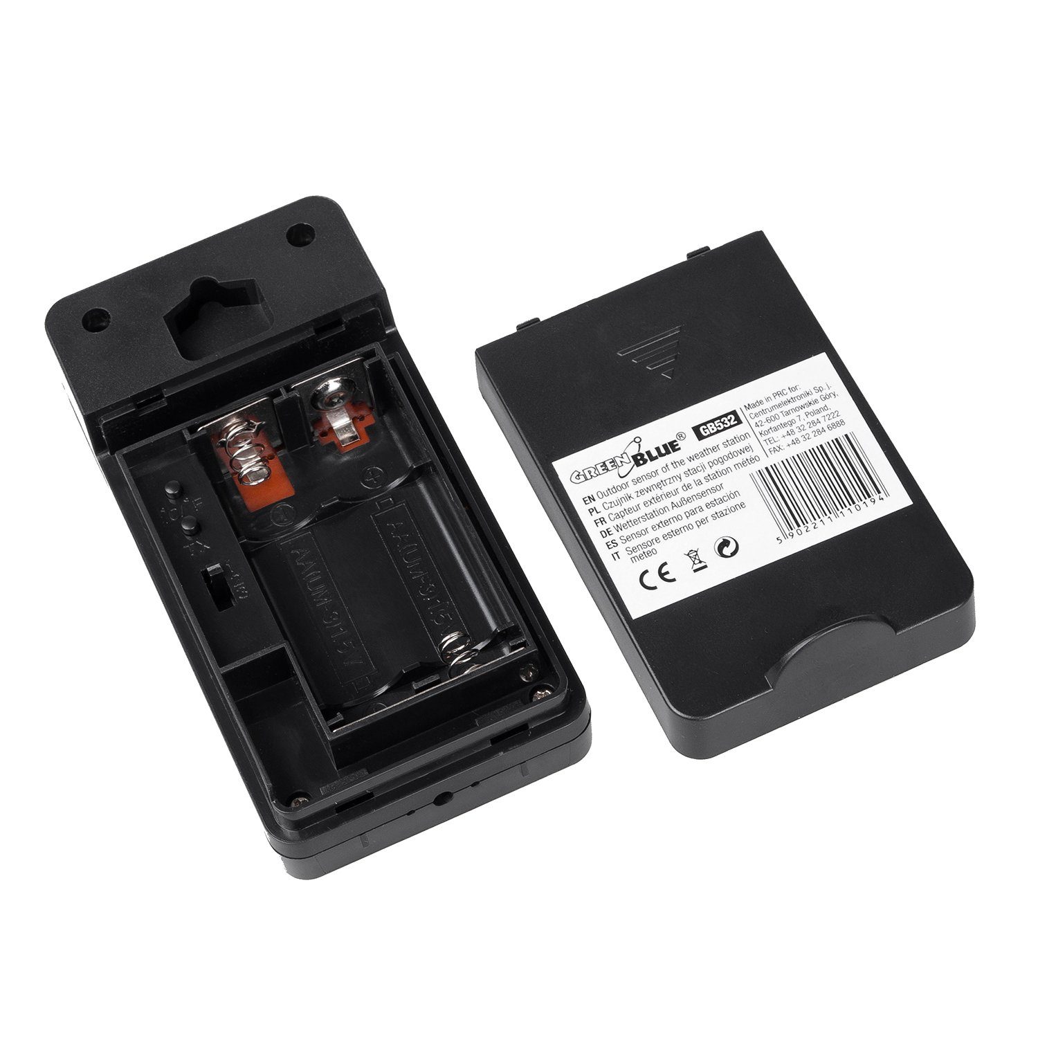 GreenBlue Sensor GB532, Kabelloser Wetterstation Außensensor LCD-Display