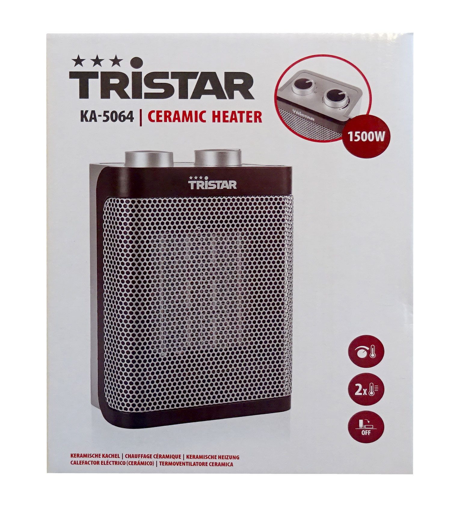 Tristar Keramikheizlüfter Tristar KA-5064 Keramische Heizung, Elektroheizlüfter 1500W