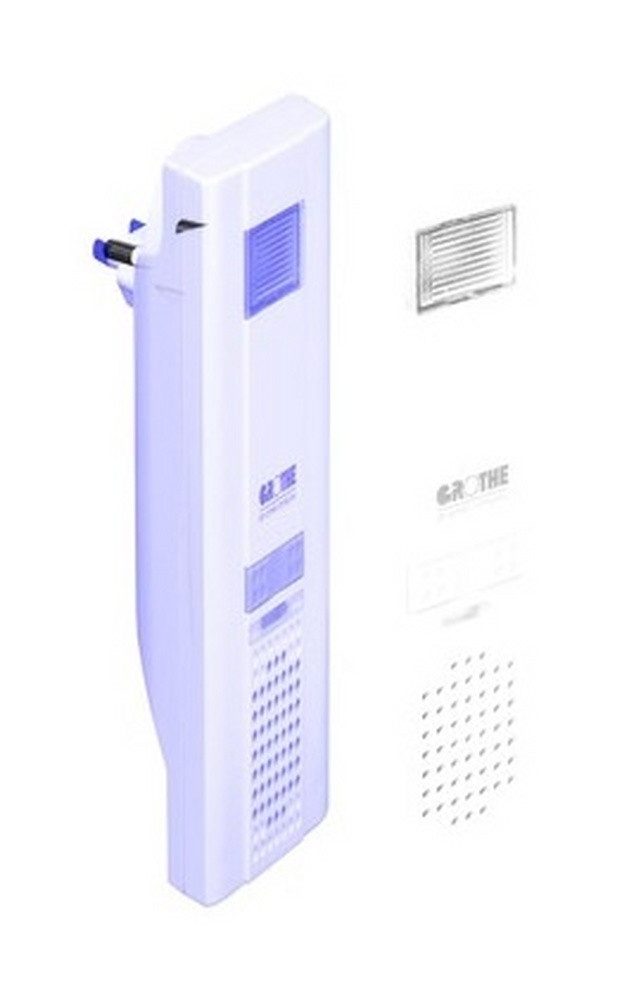 GROTHE Funk-Türgong, Gong 230V/AC 82 dB elektronisch Kunststoff IP20 weiß 0,3A