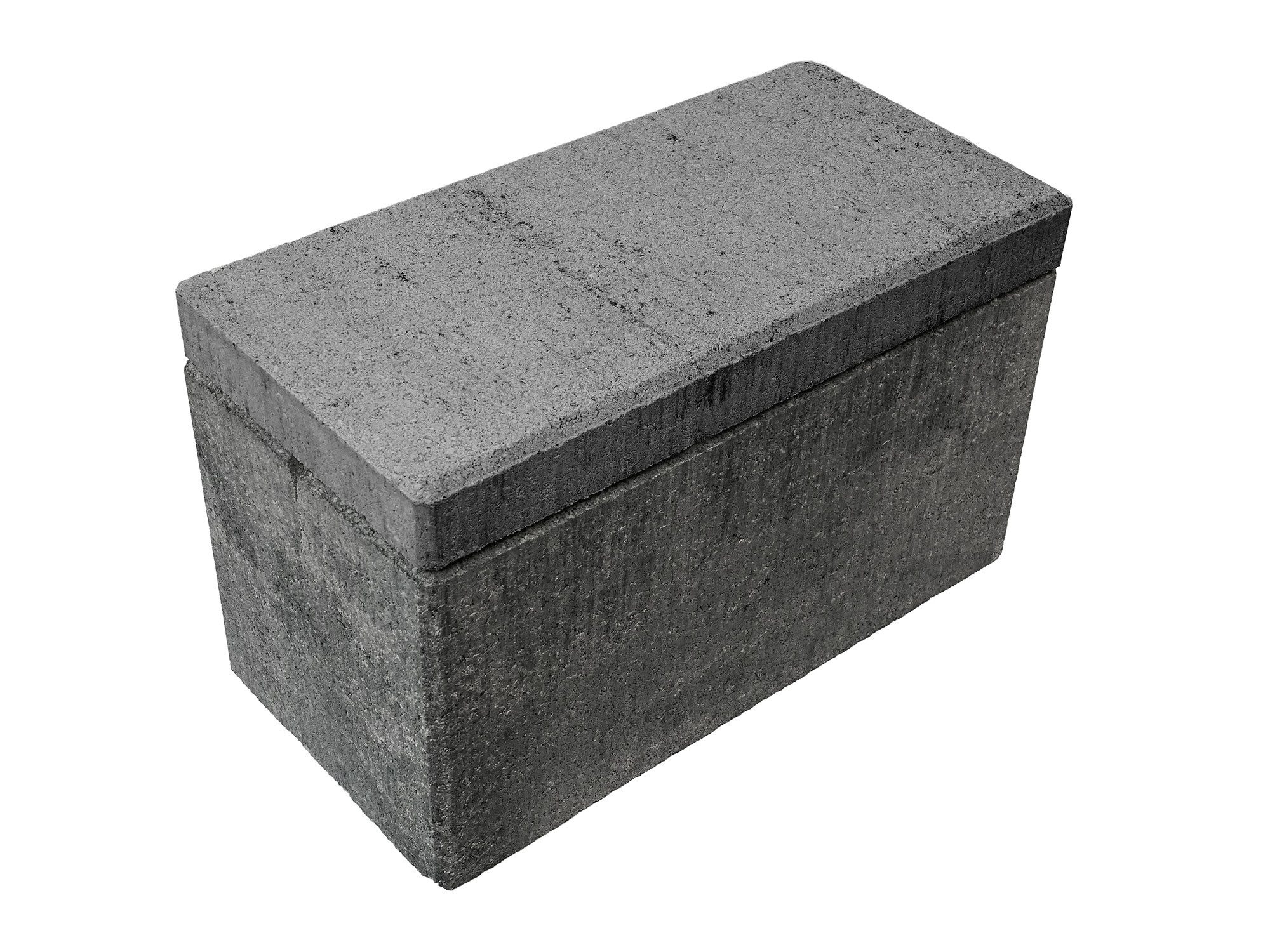 Diephaus Mauerstein LUNERA MAUER WEIß-SCHWARZ 40/20/20 CM