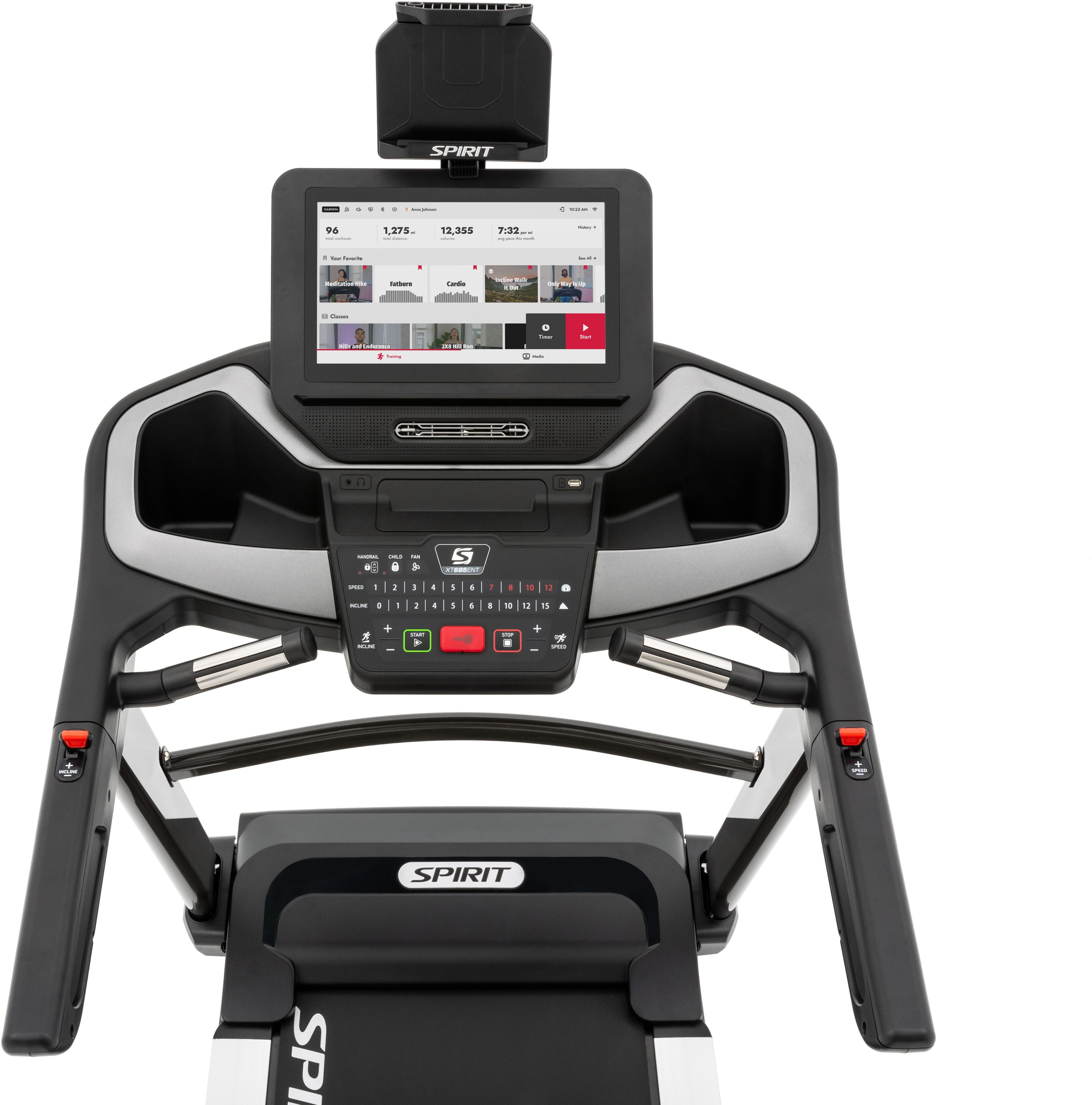 Spirit Fitness Laufband Spirit Fitness Laufband XT685 ENT Black