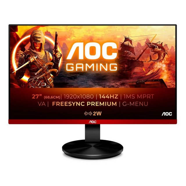 AOC G2790VXA Gaming Monitor (68,6 cm 27 , 1920 x 1080 Pixel, 1 ms Reaktionszeit, 144 Hz, VA LCD)  - Onlineshop OTTO