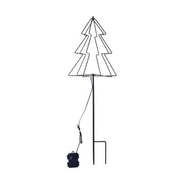 GartenHero Künstlicher Weihnachtsbaum LED Gartenstecker Tannenbaum Timer Weihnachtsbaum Lichterkette Erdspieß Deko