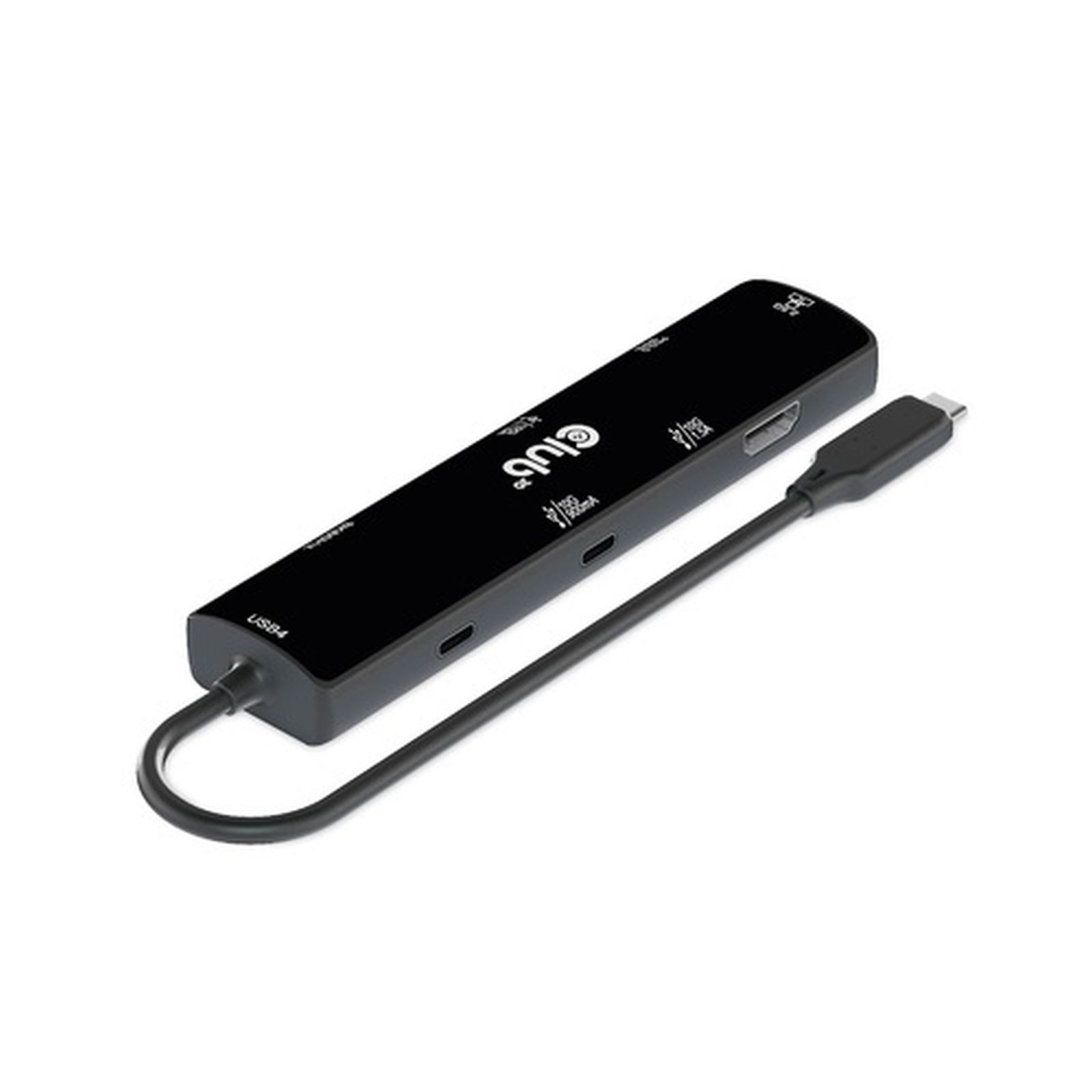 CLUB3D 6-in-1 Hub - Dockingstation - für Desktop, Laptop Smartphone-Ladegerät
