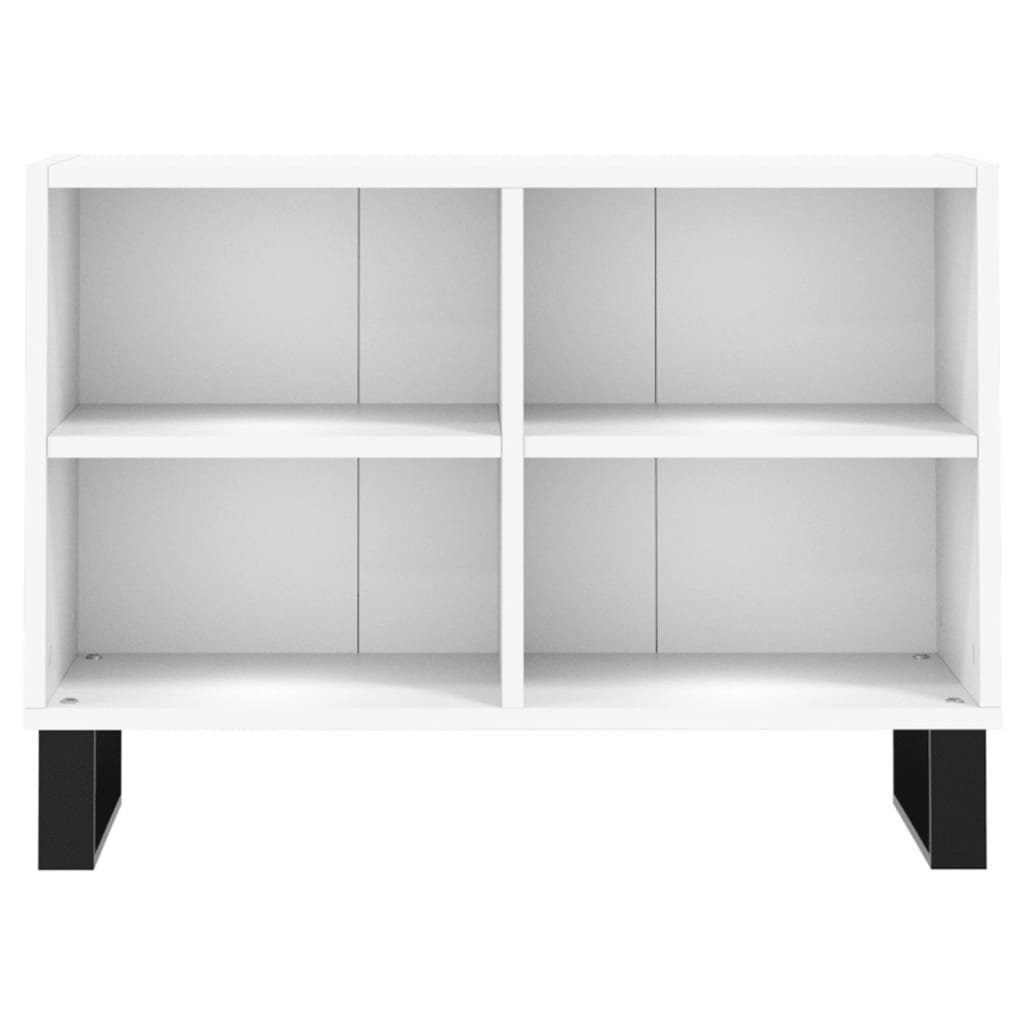 vidaXL TV-Schrank TV-Schrank Holzwerkstoff Weiß cm 69,5x30x50 (1-St)