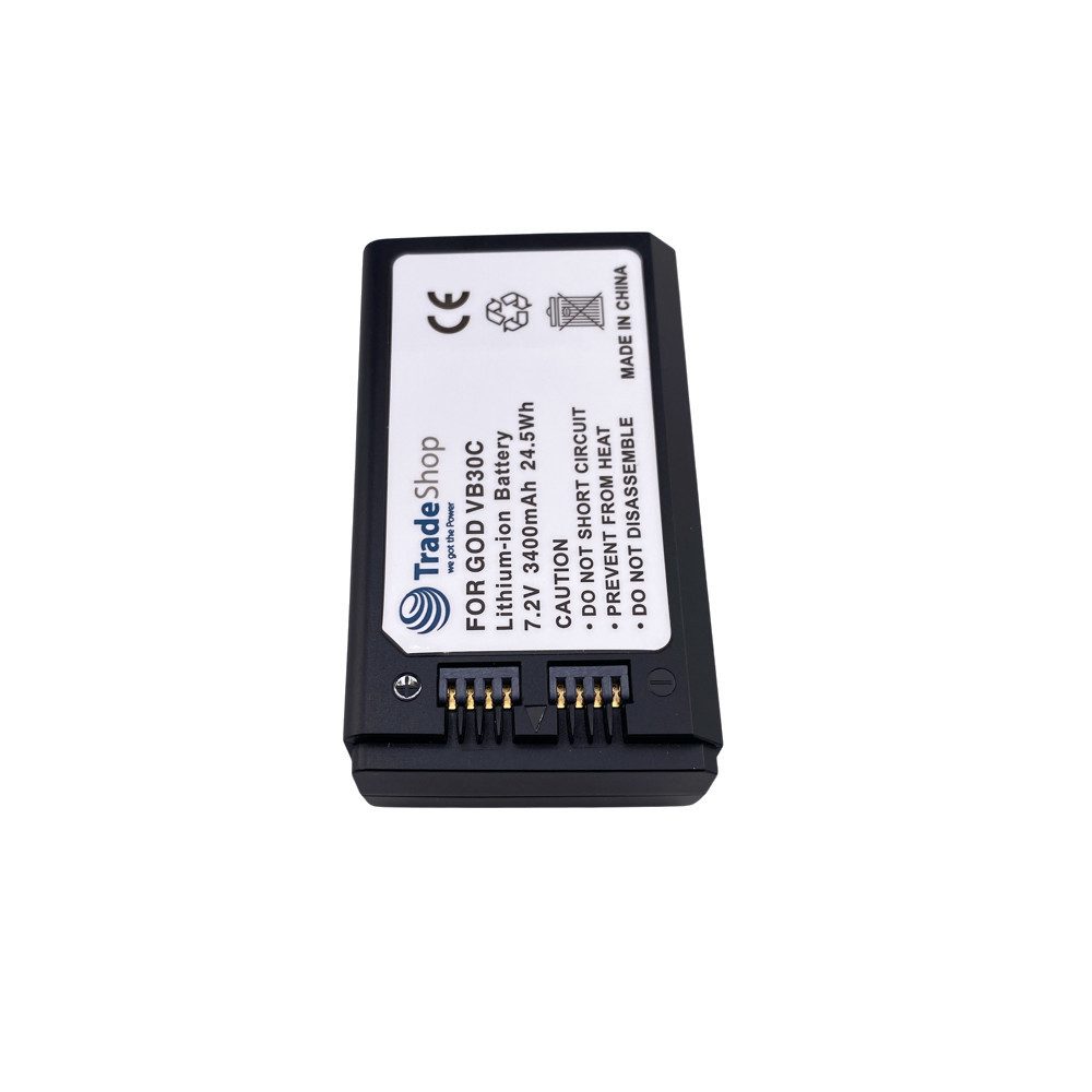 Trade-Shop Akku passend für Godox V850 III V860 III III-S III-C III-N III-O Mobilblitz-Akku Li-Ion 3400 mAh (7,2 V)