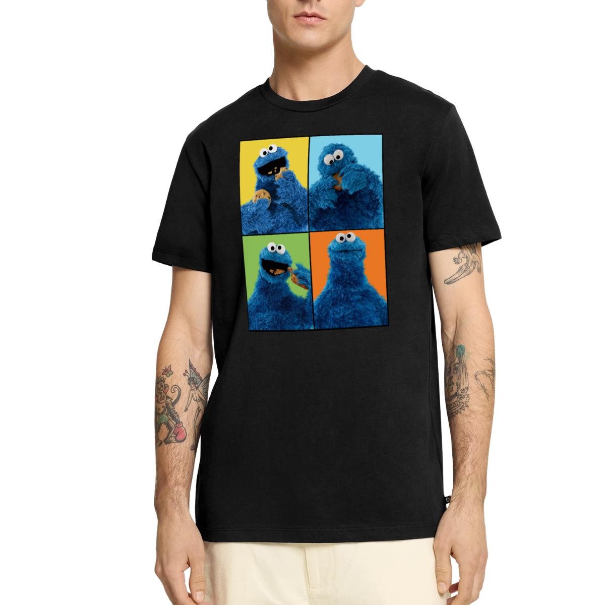 T-Shirt Sesamstraße Krümelmonster Posen Männer Premium T-Shirt