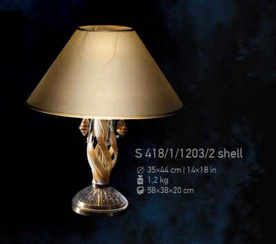 JVmoebel Nachttischlampe Tischleuchte Antik Stil Lampe Kristall Leuchten Kronleuchte SOFORT, Warmweiß, Made in Europa