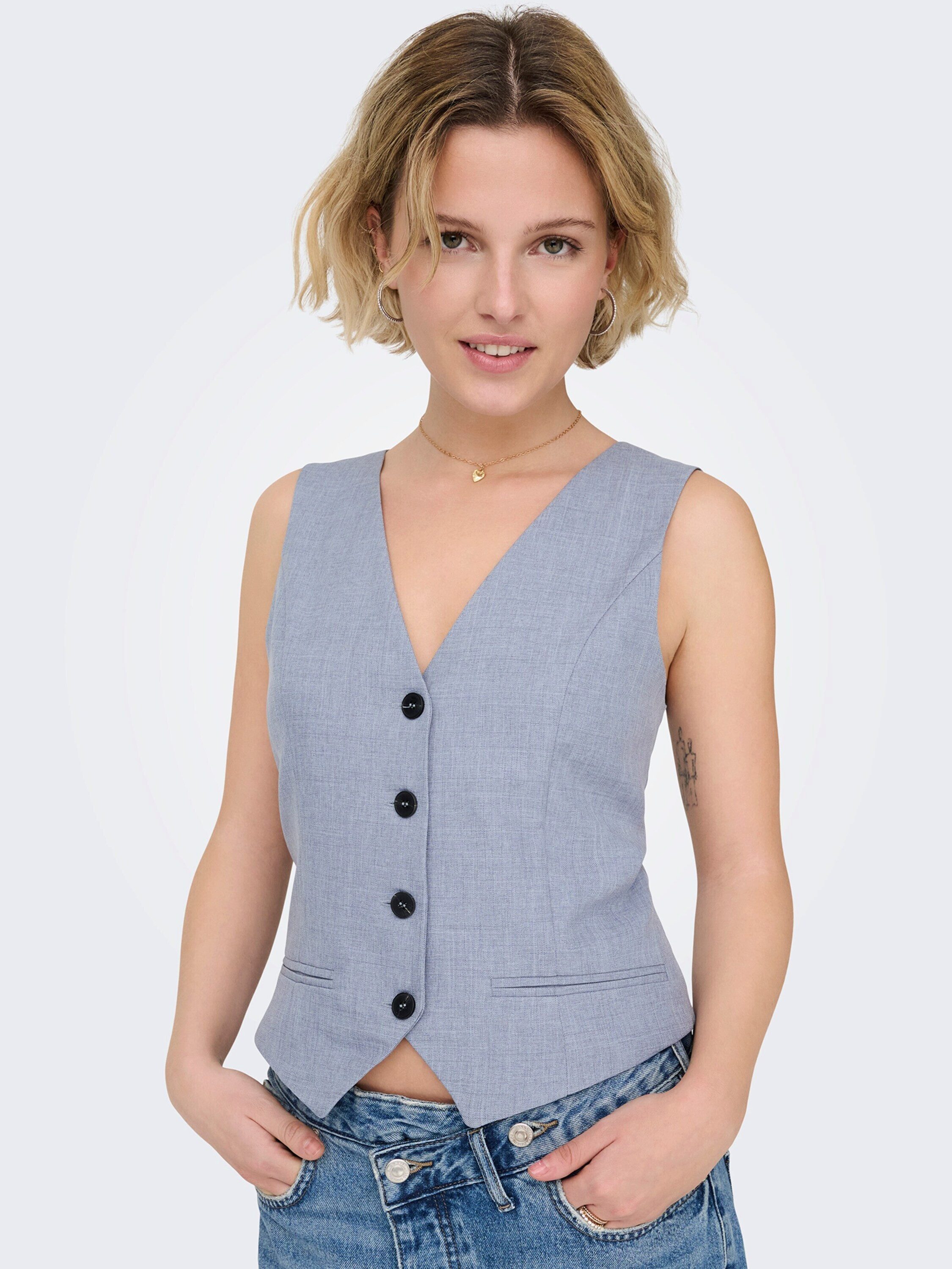 ONLY Anzugweste ONLLINDA (1-tlg) Plain/ohne Details