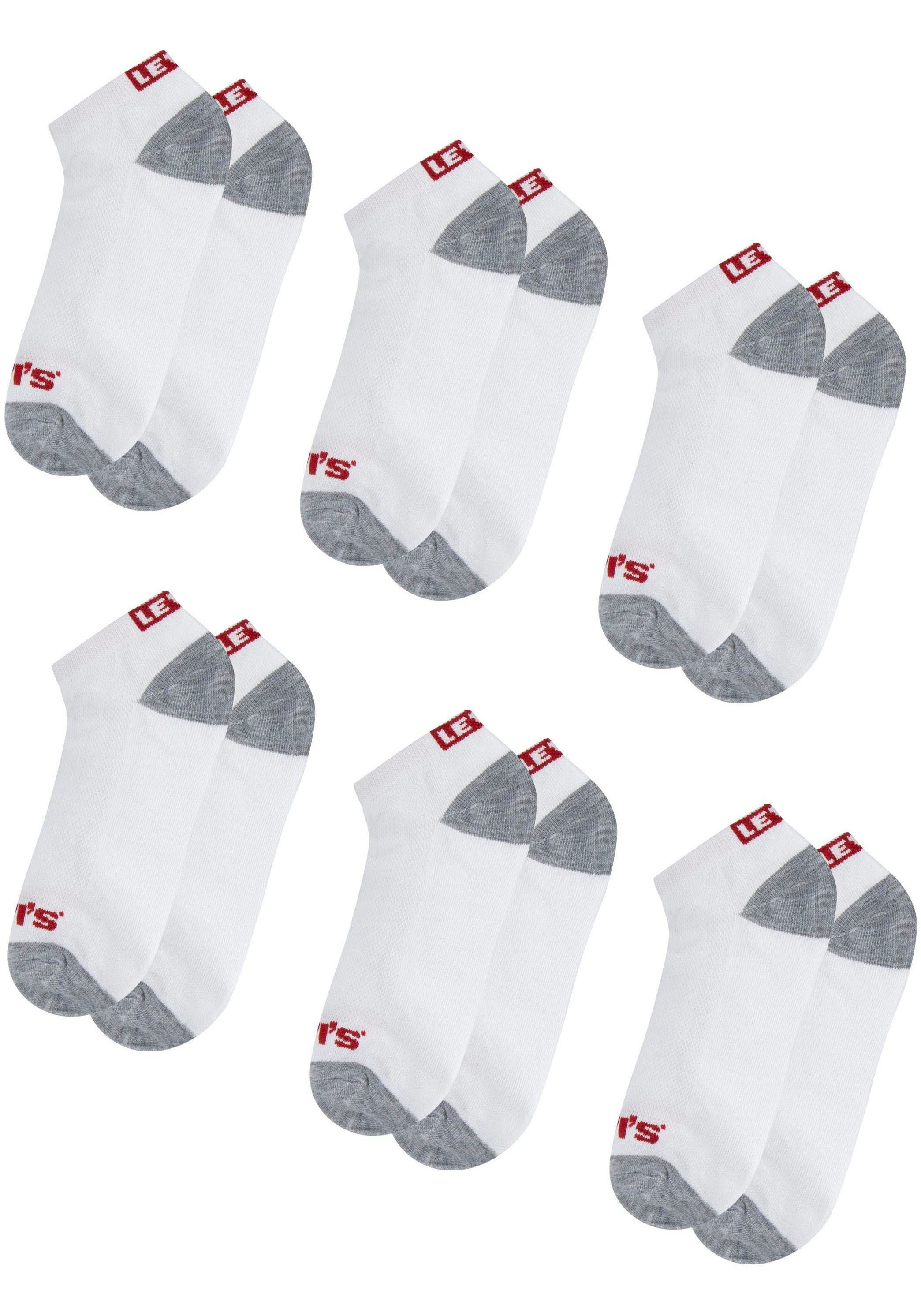 Levi's® Kids Kurzsocken LHN BOX TAB LOW CUT 6PK MarkeL (Packung, 6-Paar) UNISEX