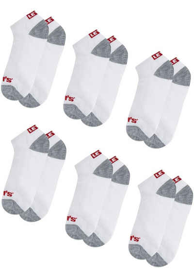 Levi's® Kids Kurzsocken LHN BOX TAB LOW CUT 6PK MarkeL (Packung, 6-Paar) UNISEX