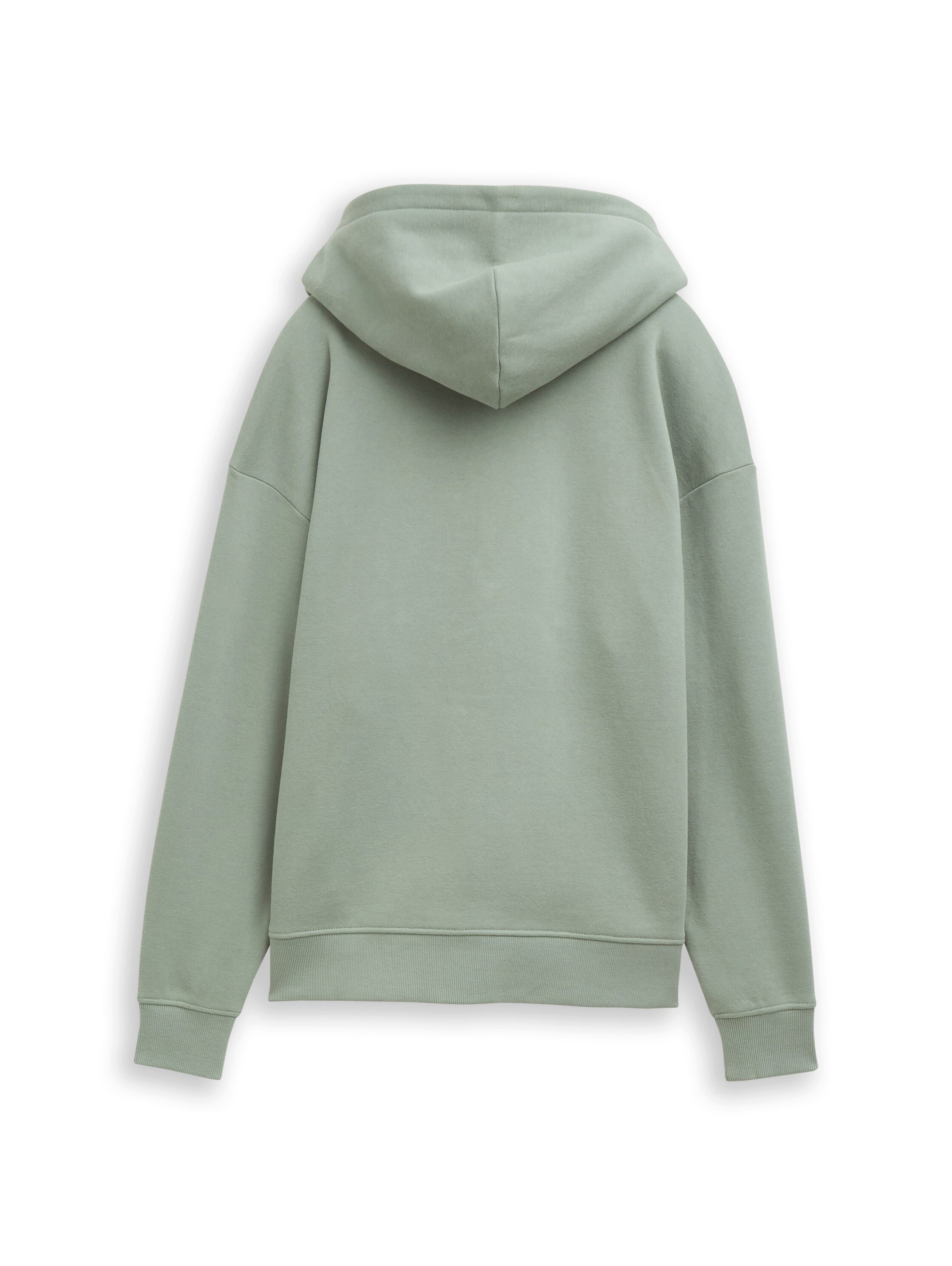 TOM TAILOR Kapuzensweatshirt mit Zipper und Statement-Badges – Bild 2 von 3