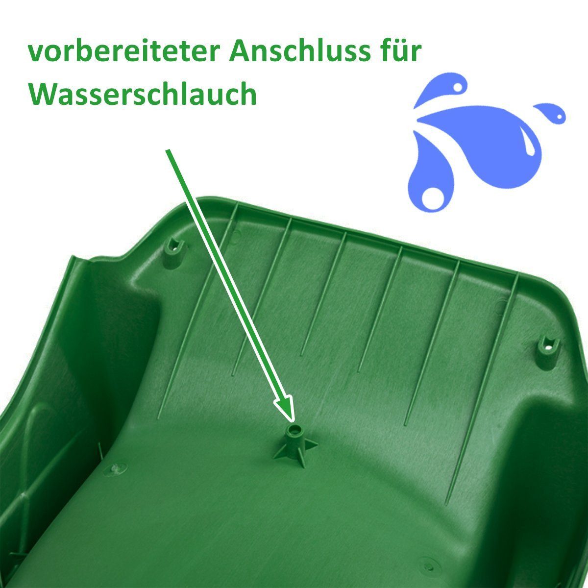 ONDIS24 Wellenrutsche Anbaurutsche Hangrutsche mit Wasseranschluss, UV-und witterungsbeständig – Bild 3 von 5