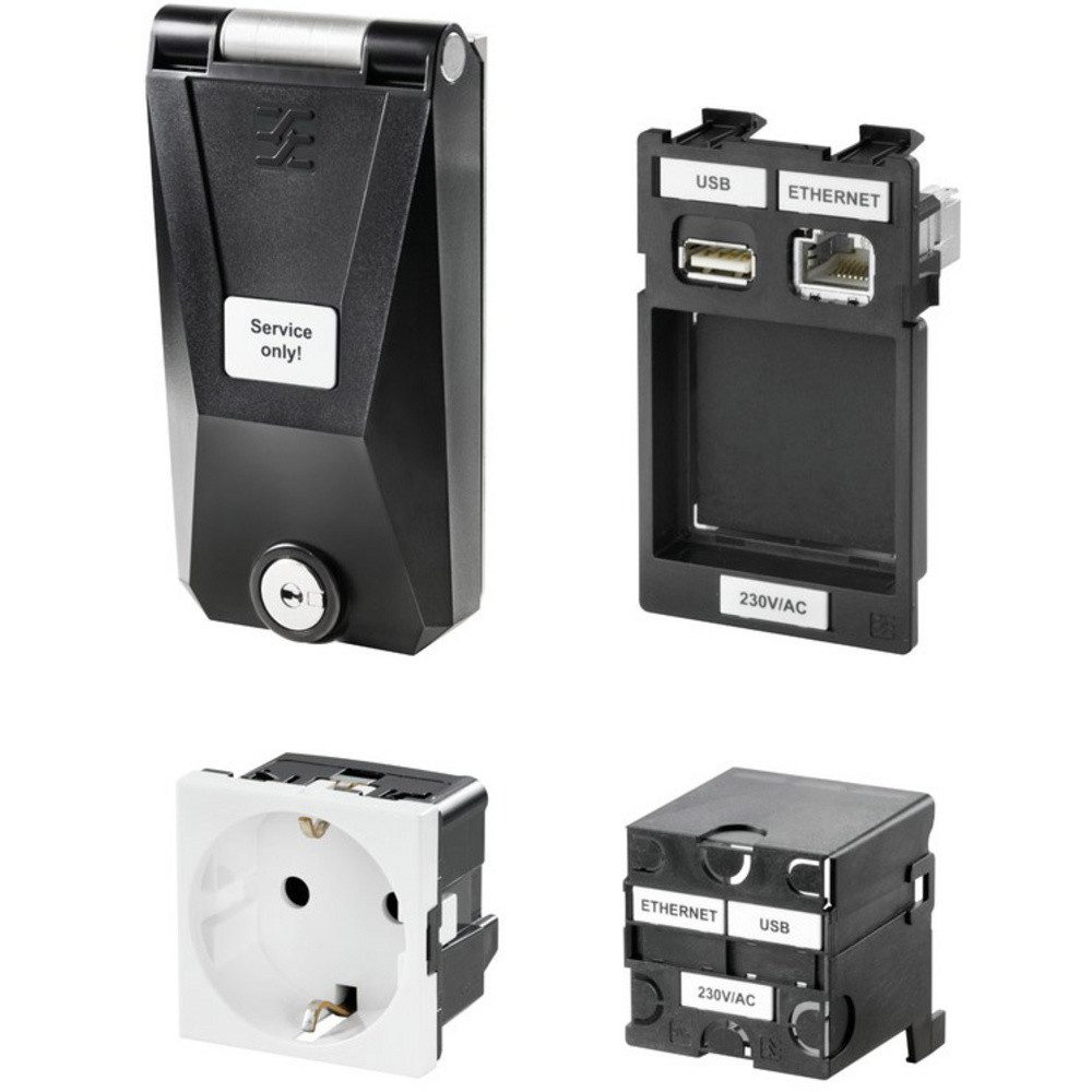 Weidmüller Montagewerkzeug FrontCom® Industrial Ethernet Set geschrimt IE-FC-SET-SPDEK001-KY-P W, L: 13.40 cm, (IE-FC-SET-SPDEK001-KY-P)