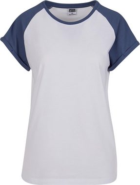 URBAN CLASSICS T-Shirt Ladies Contrast Raglan Tee