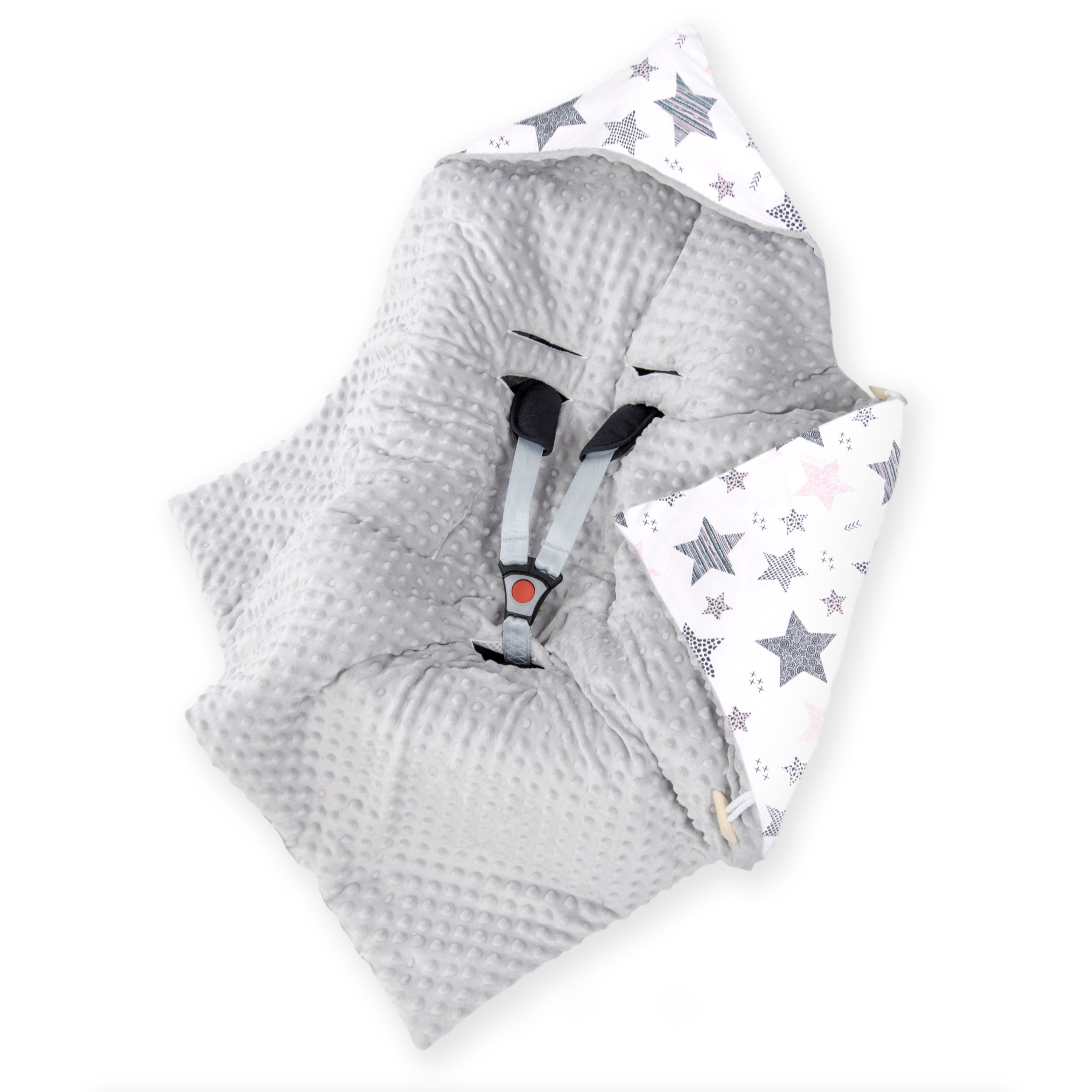 Einschlagdecke Babyschale - Kuscheldecke - Decke - Babydecke Baby für jede Jahreszeit