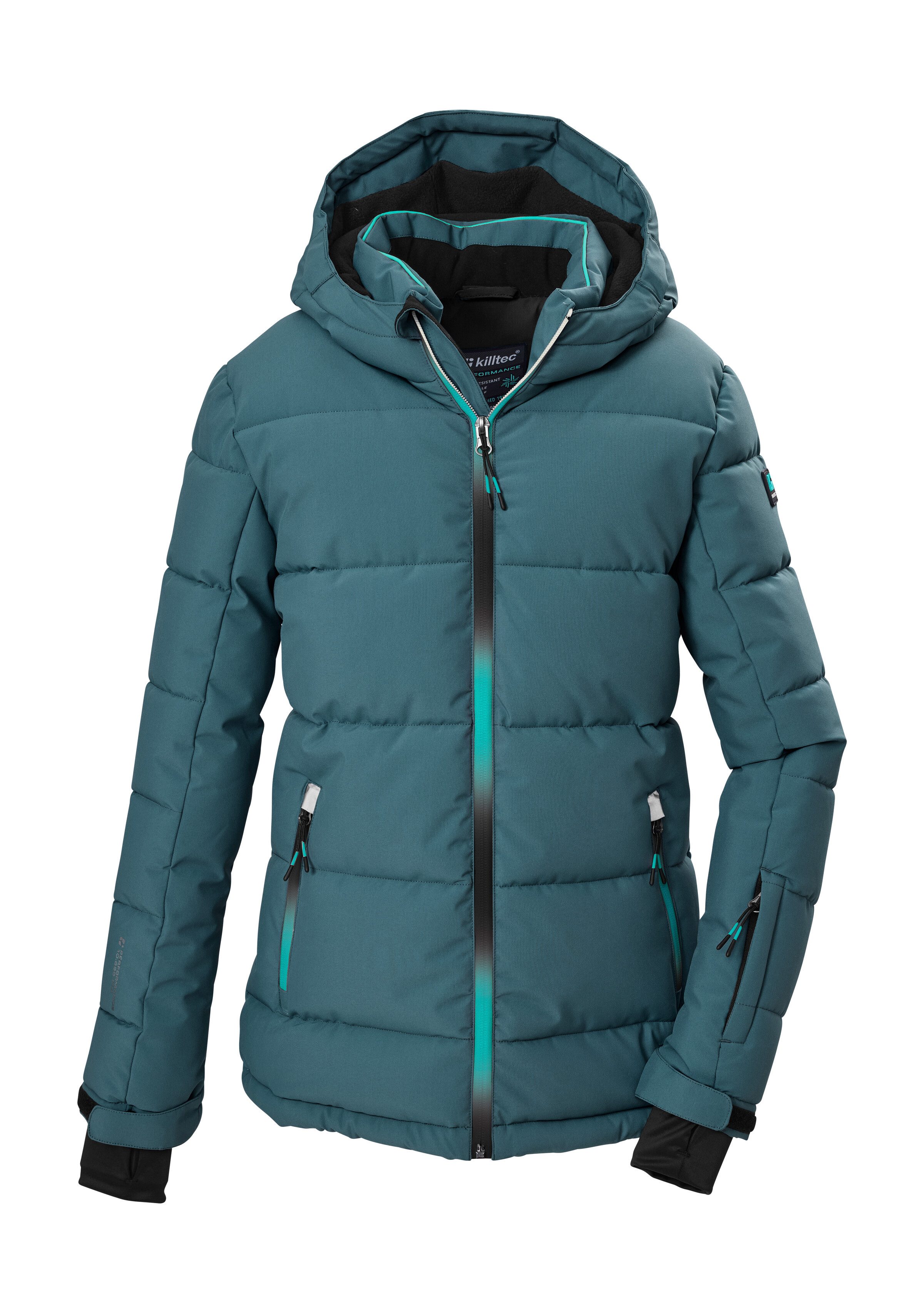 Killtec Skijacke KSW 186 GRLS SKI JCKT Winddichte, wasserabweisende Ski-Steppjacke mit Schneefang